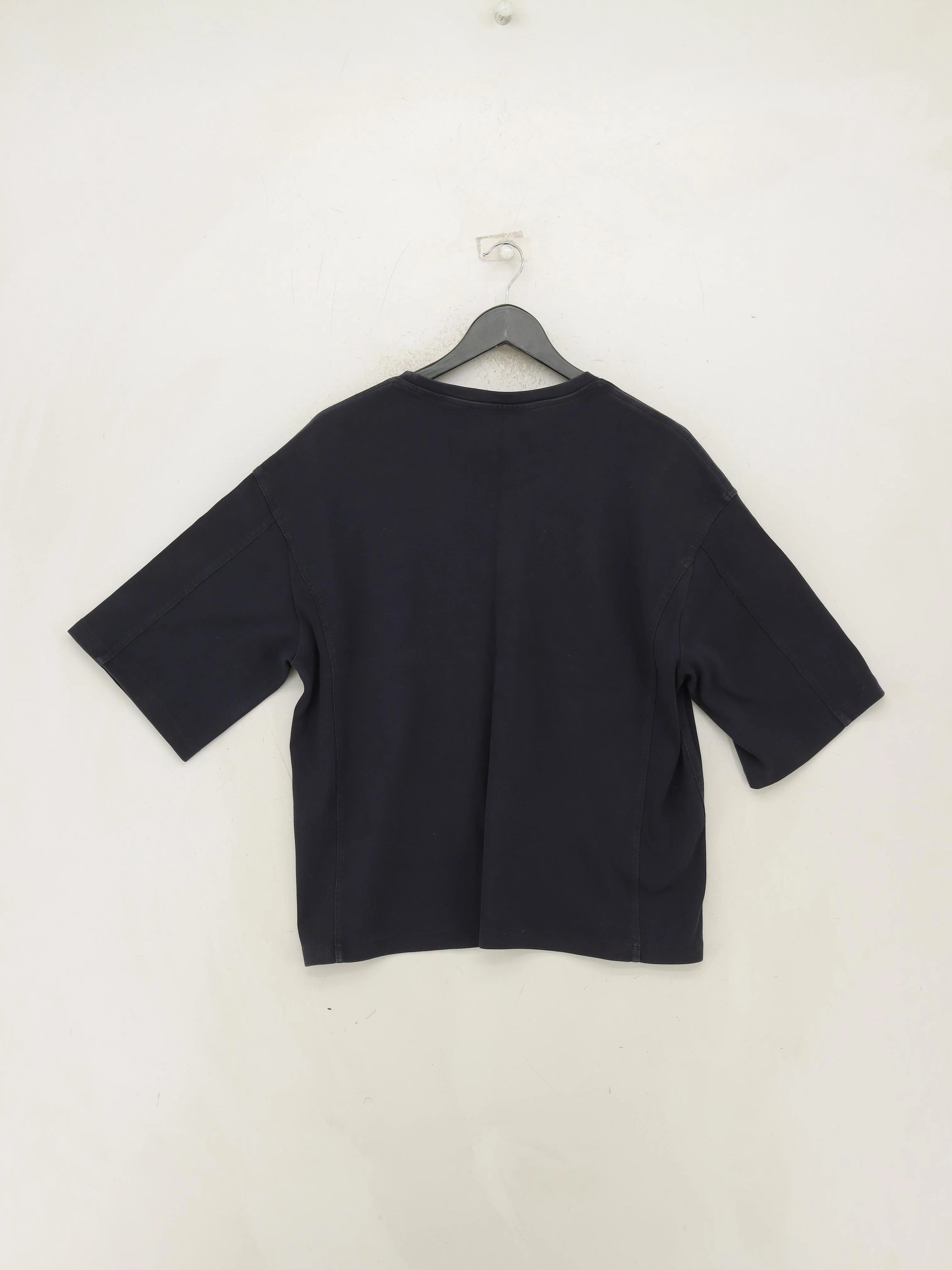 COS Men's T-Shirt L Blue 100% Cotton Basic - Image 2