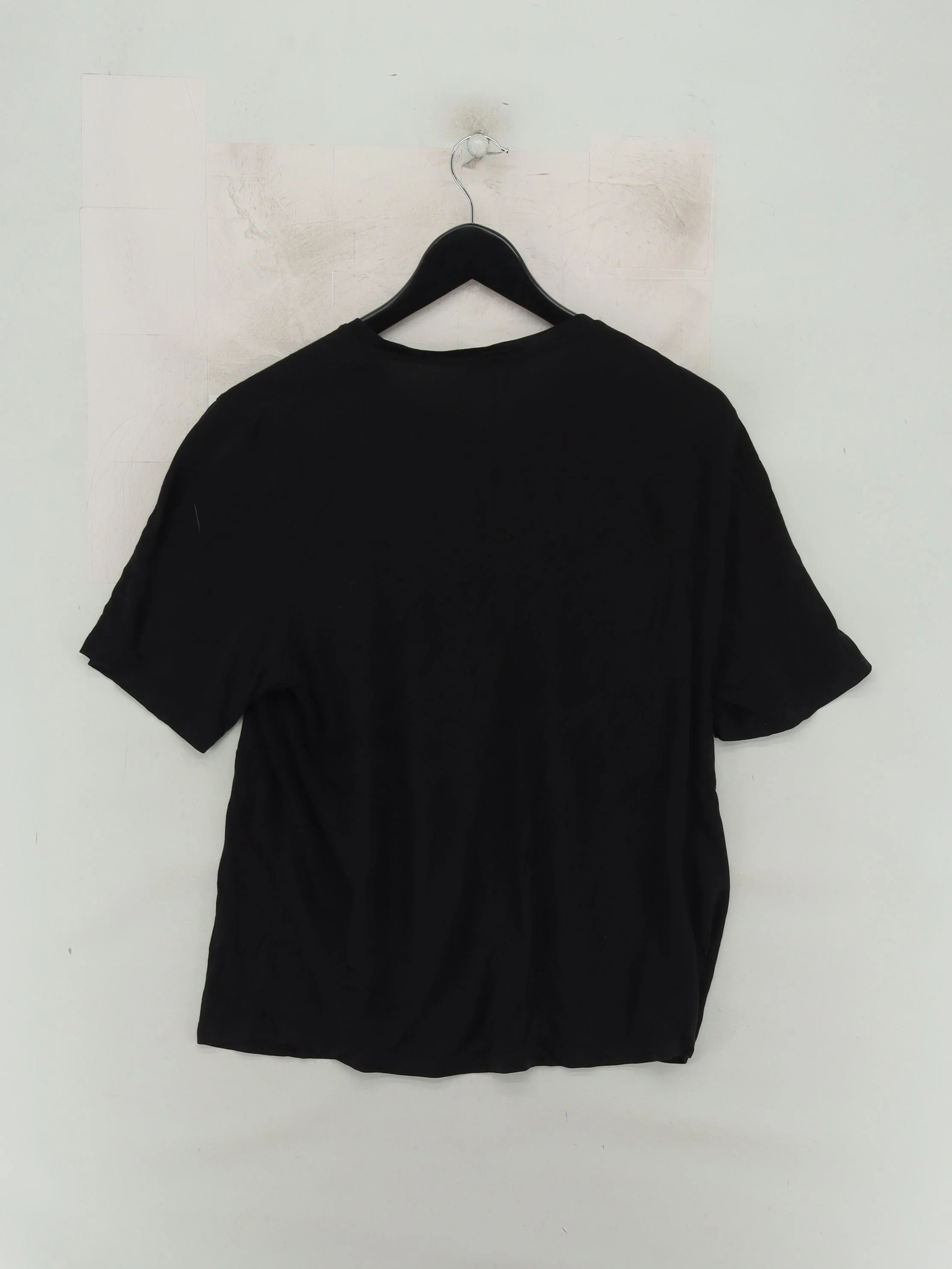 COS Men's T-Shirt M Black 100% Silk Basic - Image 2