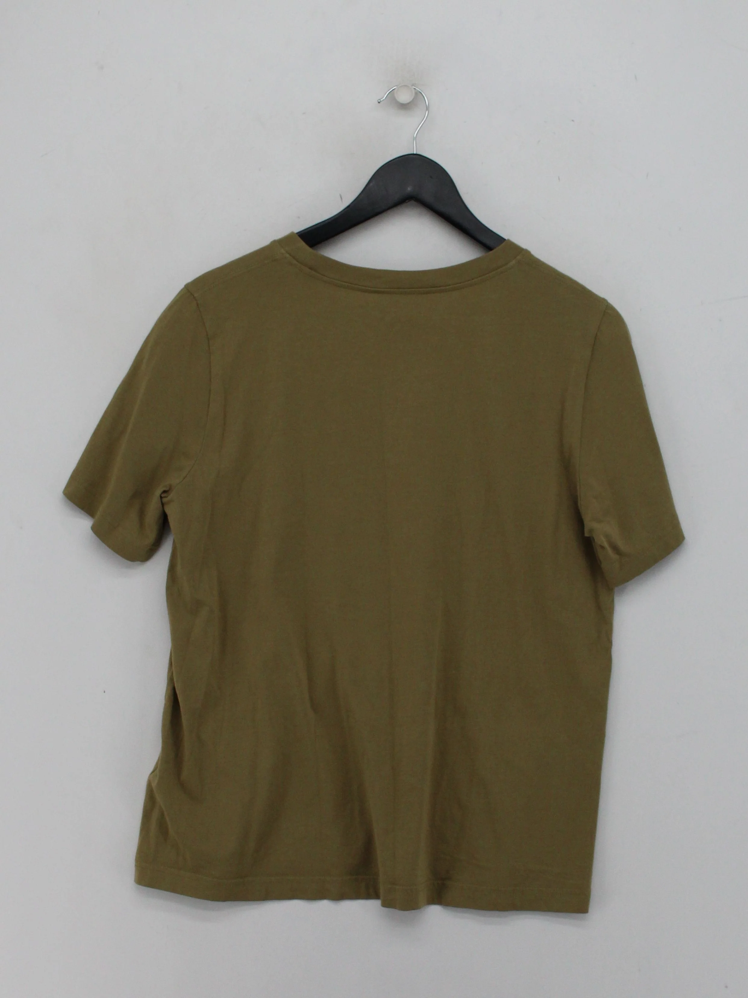 COS Men's T-Shirt M Green 100% Cotton Basic - Image 2