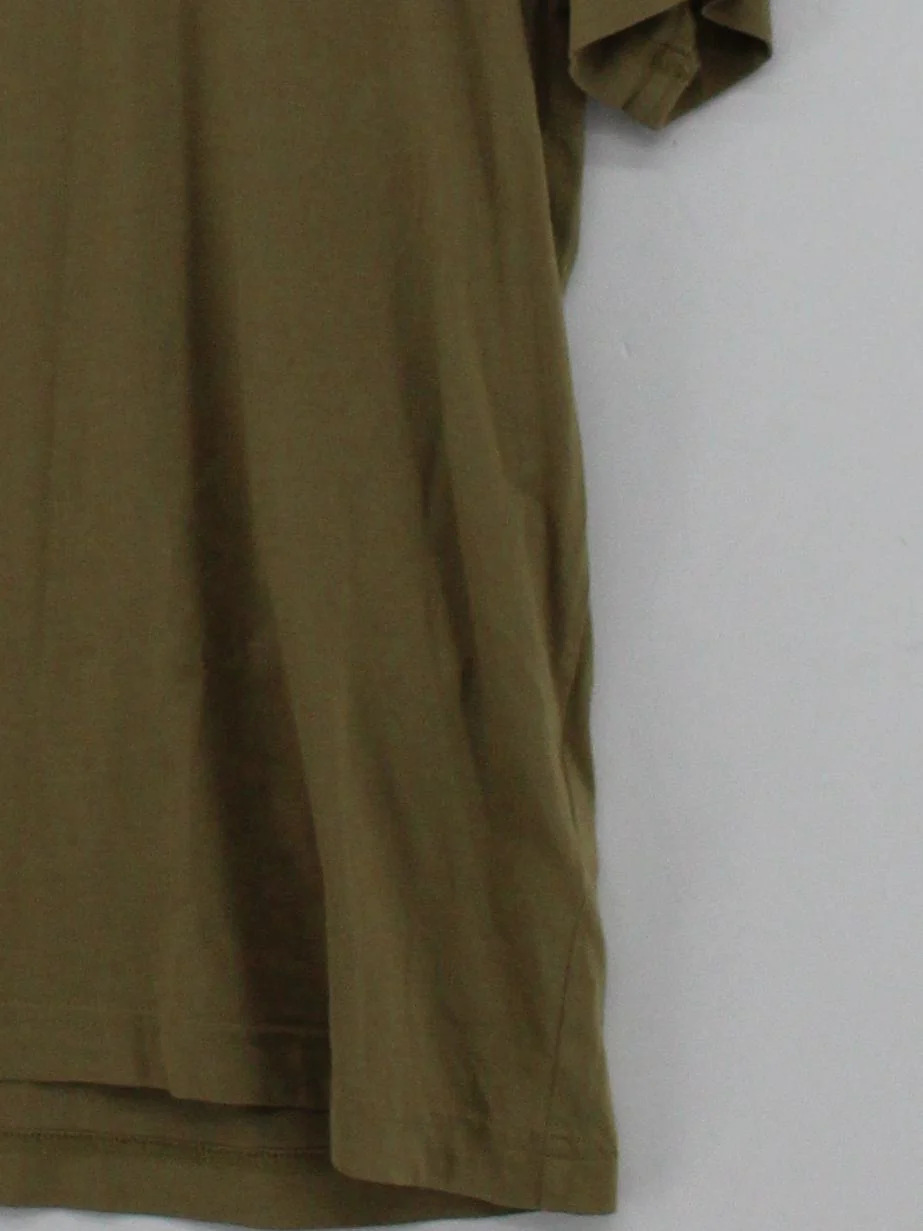 COS Men's T-Shirt M Green 100% Cotton Basic - Image 4