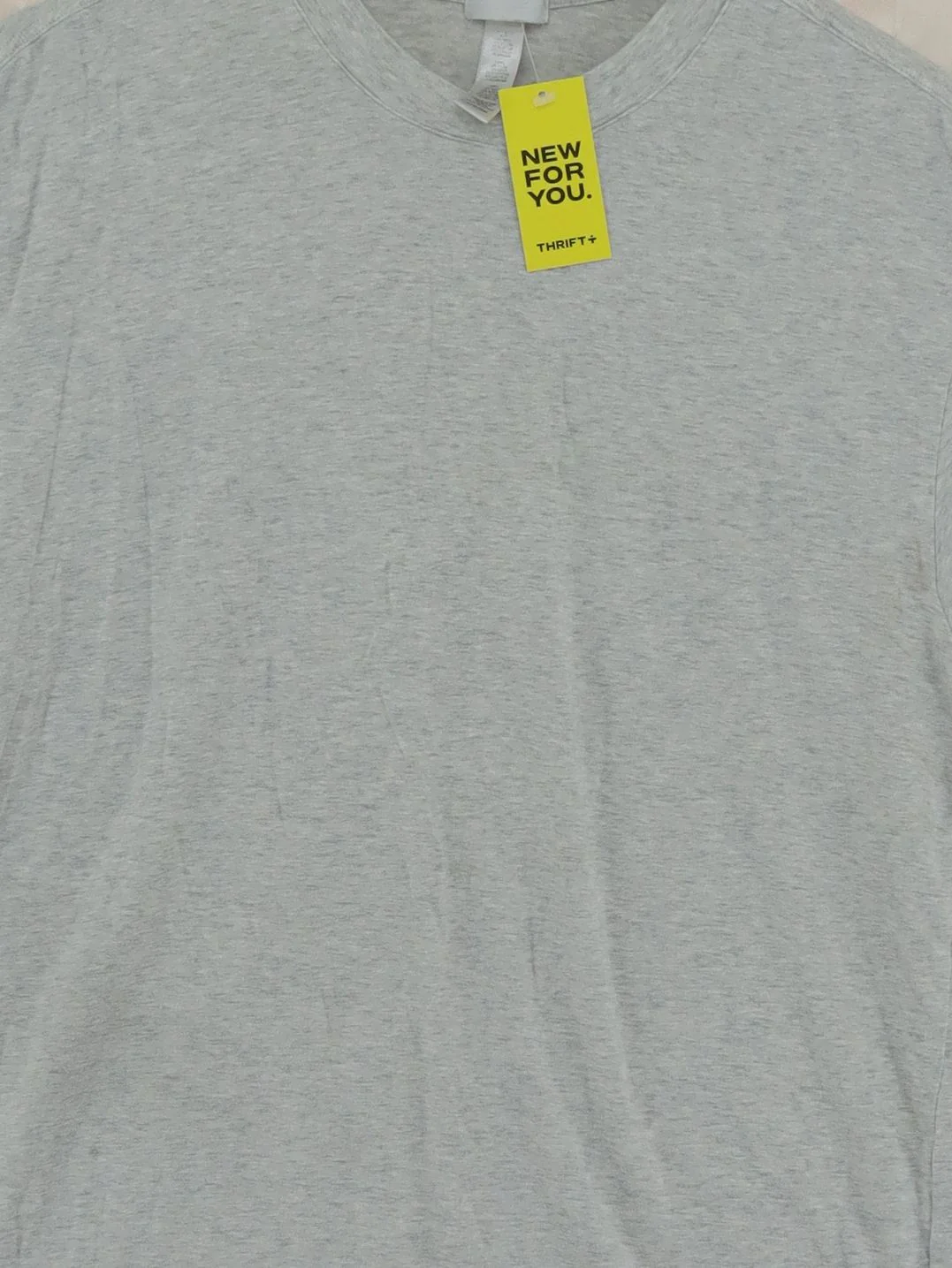 COS Men's T-Shirt S Grey 100% Cotton Basic - Image 3