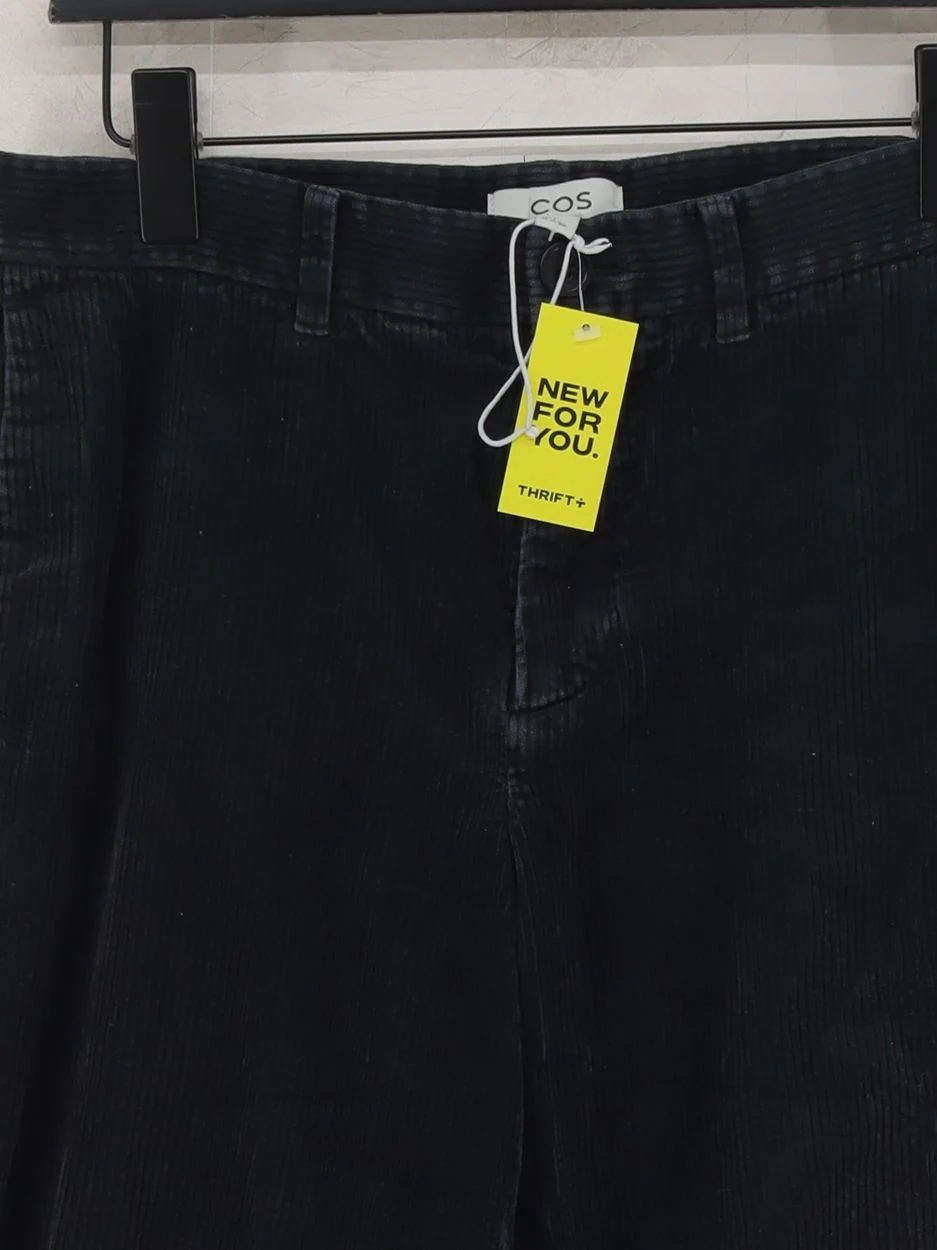 COS Men's Trousers M Black 100% Cotton Wide-Leg Chino - Image 3