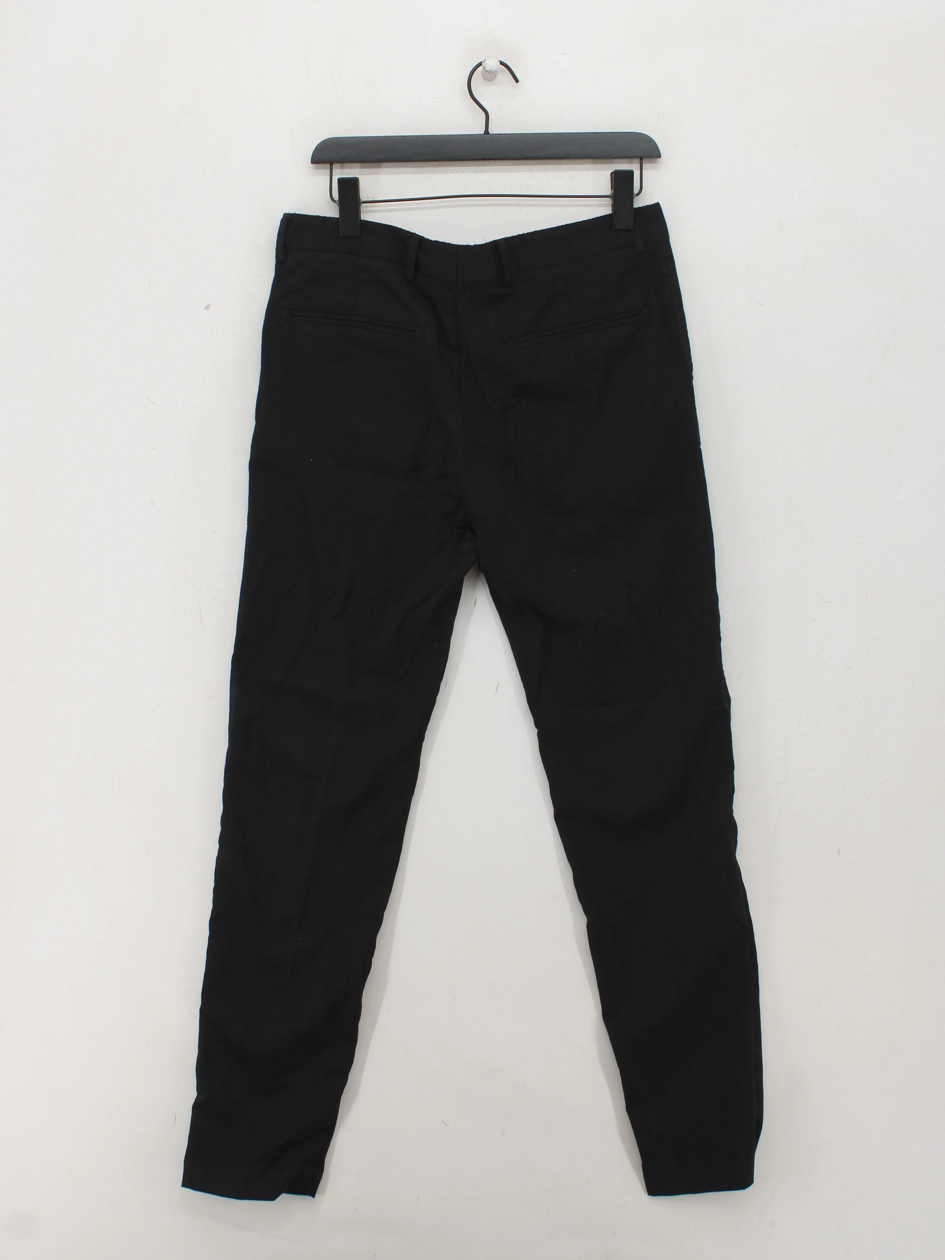 COS Men's Trousers M Black 100% Wool Tapered Chino - Image 2