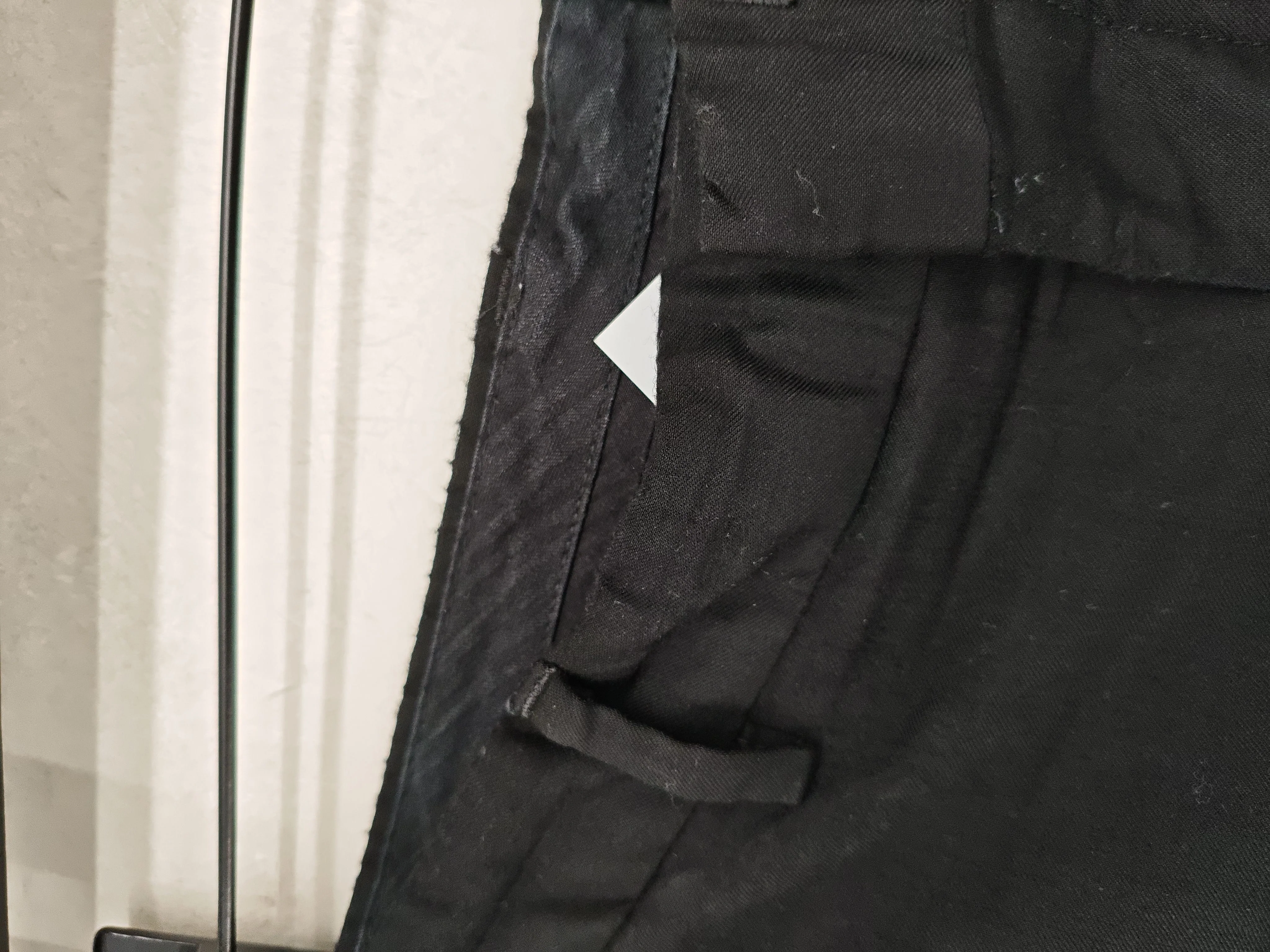 COS Men's Trousers M Black 100% Wool Tapered Chino - Image 5