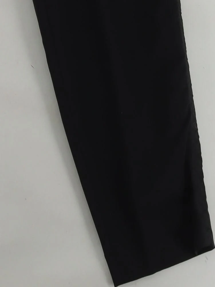 COS Men's Trousers W 30 in Black Wool with Elastane Tapered Chino - Image 4