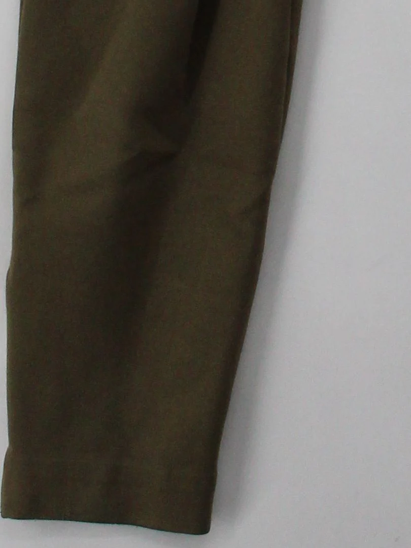 COS Men's Trousers W 30 in Green Viscose with Polyamide, Elastane Tapered Chino - Image 4