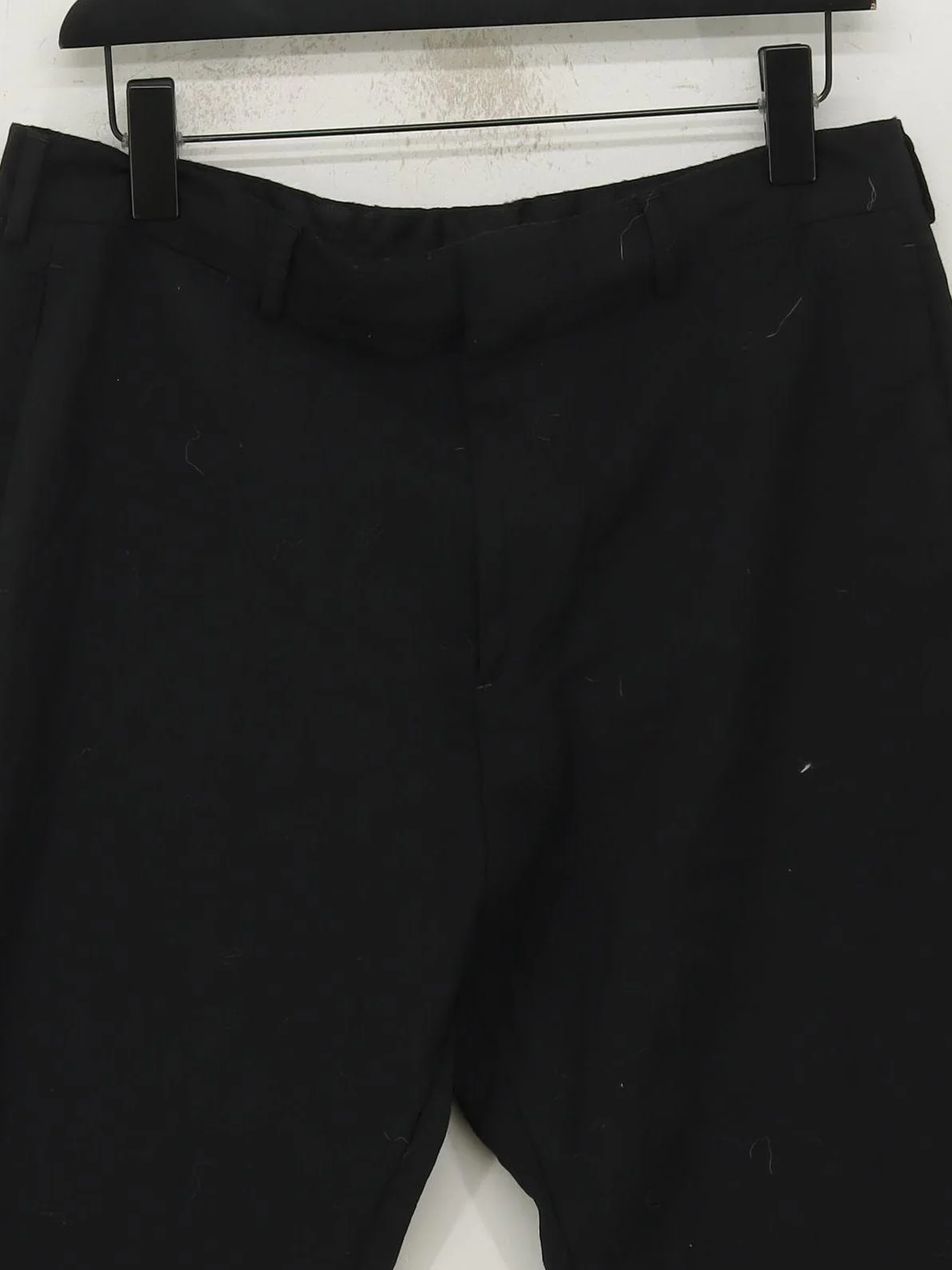 COS Men's Trousers W 34 in Black 100% Wool Straight Chino - Image 3