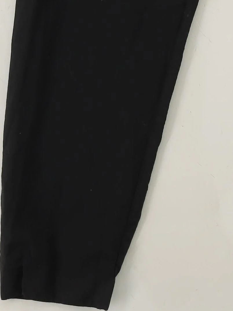 COS Men's Trousers W 34 in Black 100% Wool Straight Chino - Image 4