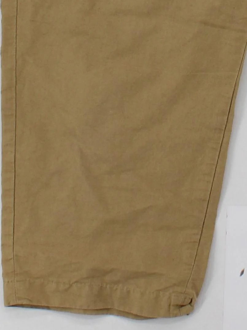COS Men's Trousers W 36 in Tan Cotton with Linen Tapered Chino - Image 4
