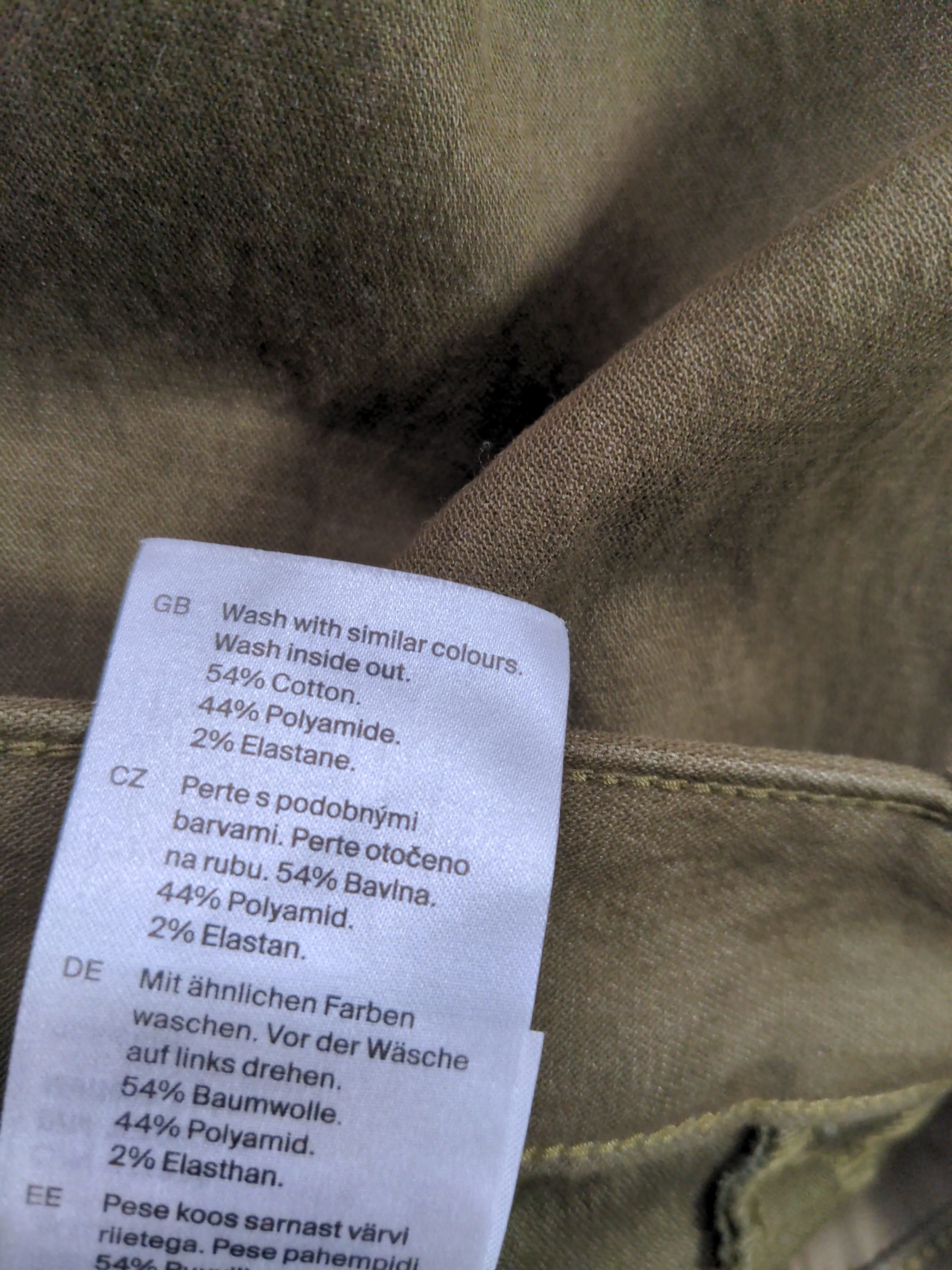 COS Men's Trousers XXS Brown Cotton with Polyamide, Elastane Tapered Chino - Image 6