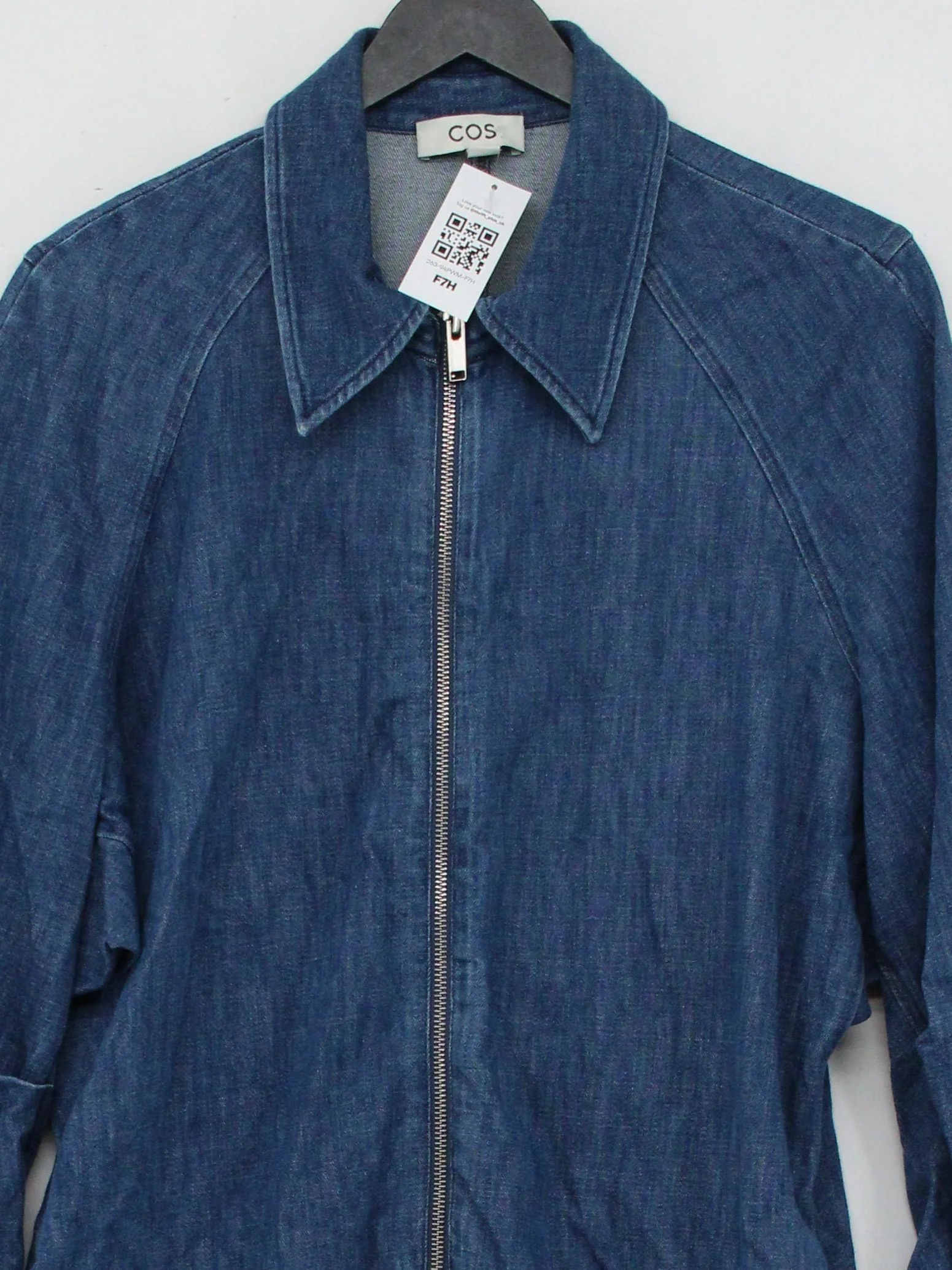 COS Shirt Maxi Dress in Blue - Image 3