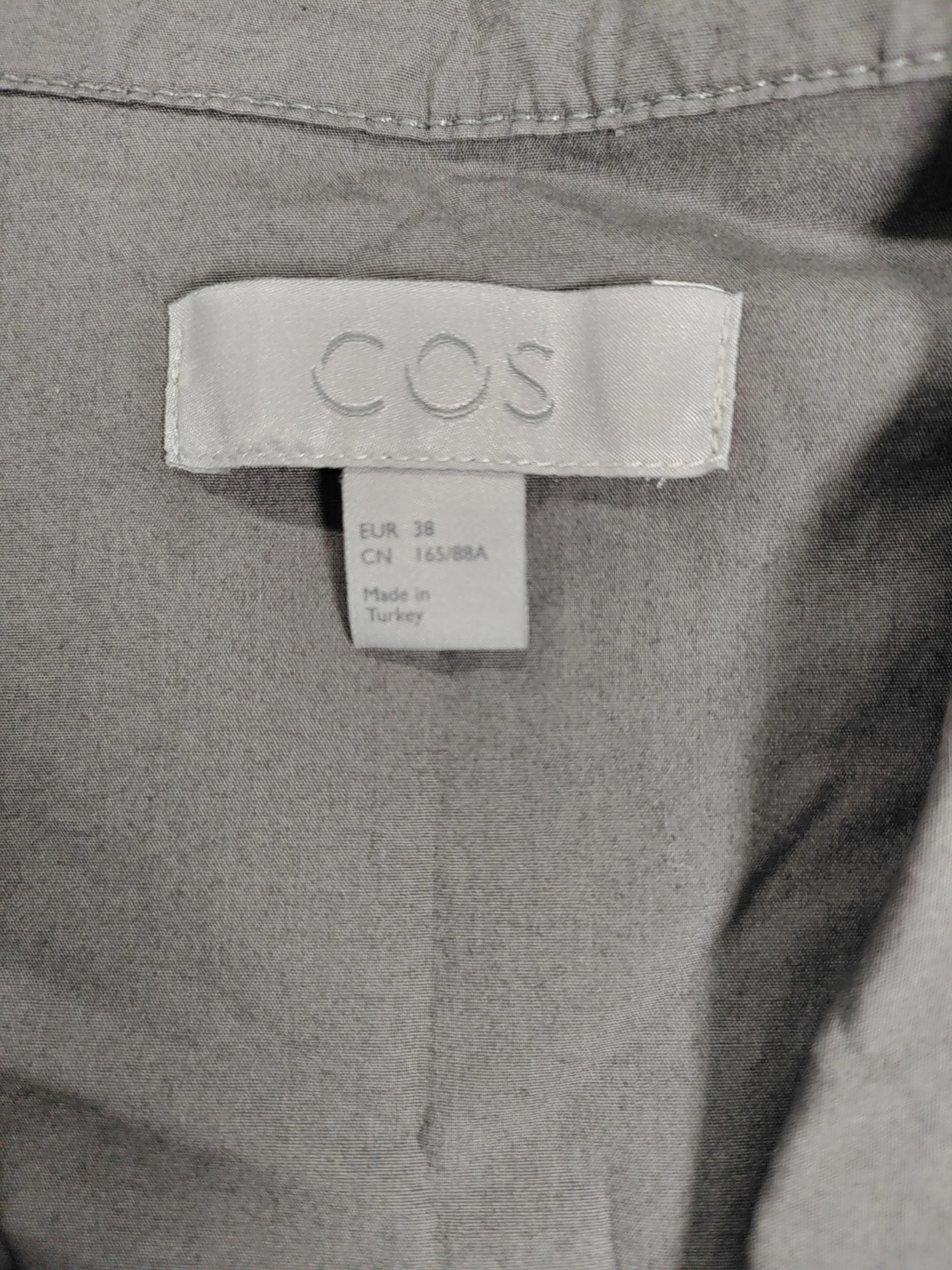 COS Shirt Midi Dress in Grey - Image 5