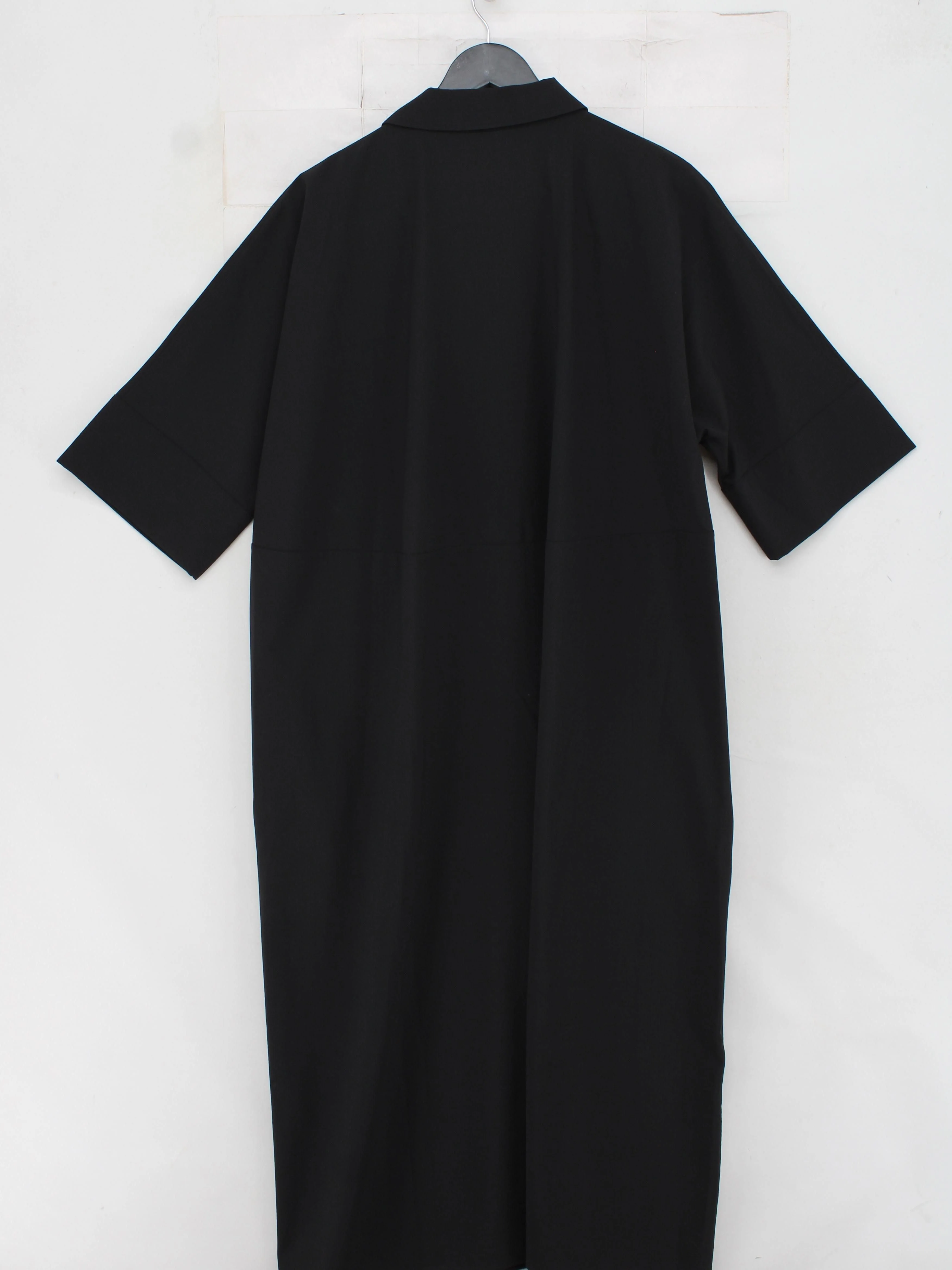 COS Shirt Midi Dress M in Black - Image 2