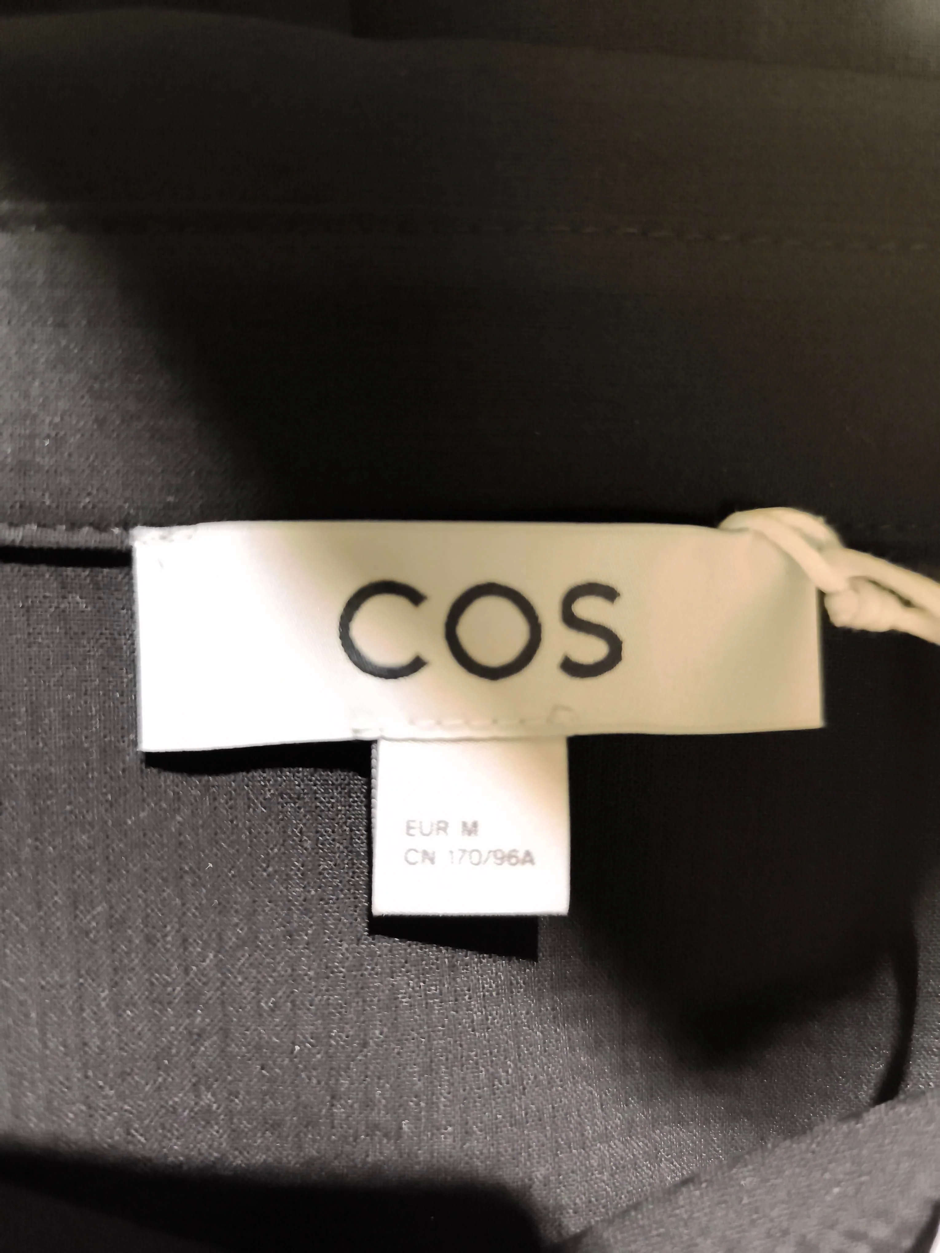 COS Shirt Midi Dress M in Black - Image 5