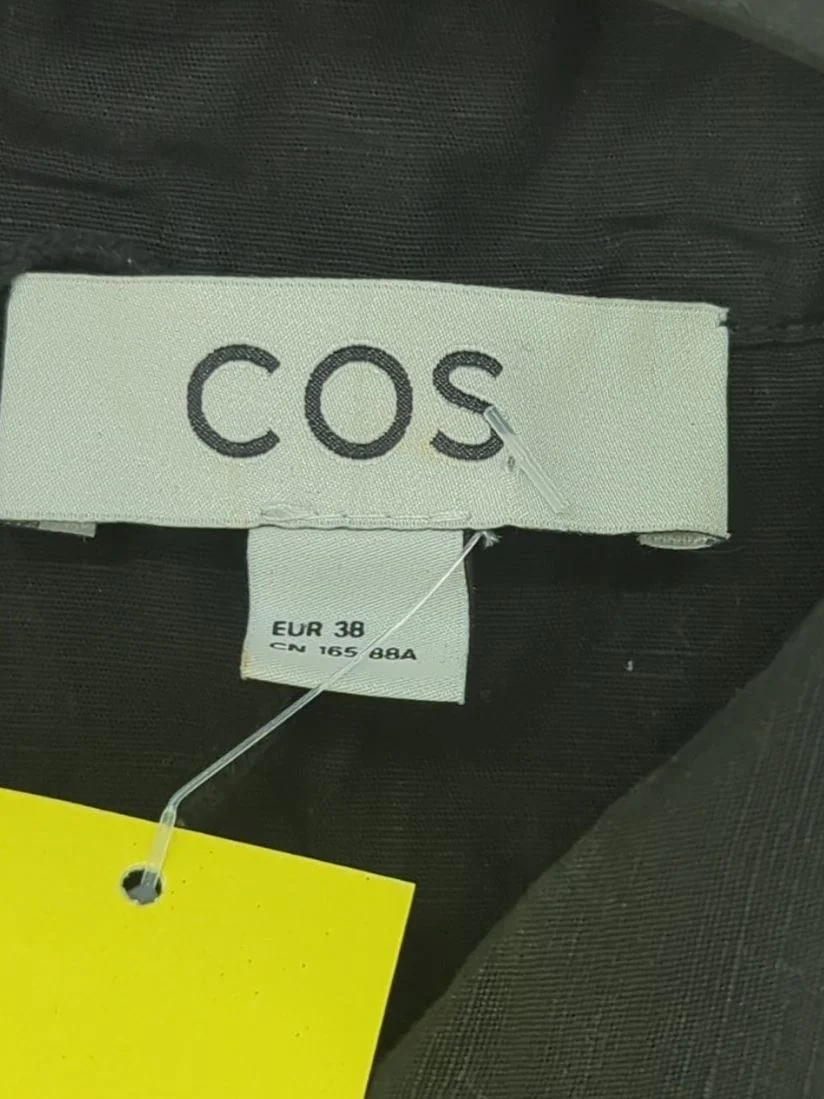 COS Shirt Midi Dress UK10 in Black - Image 5