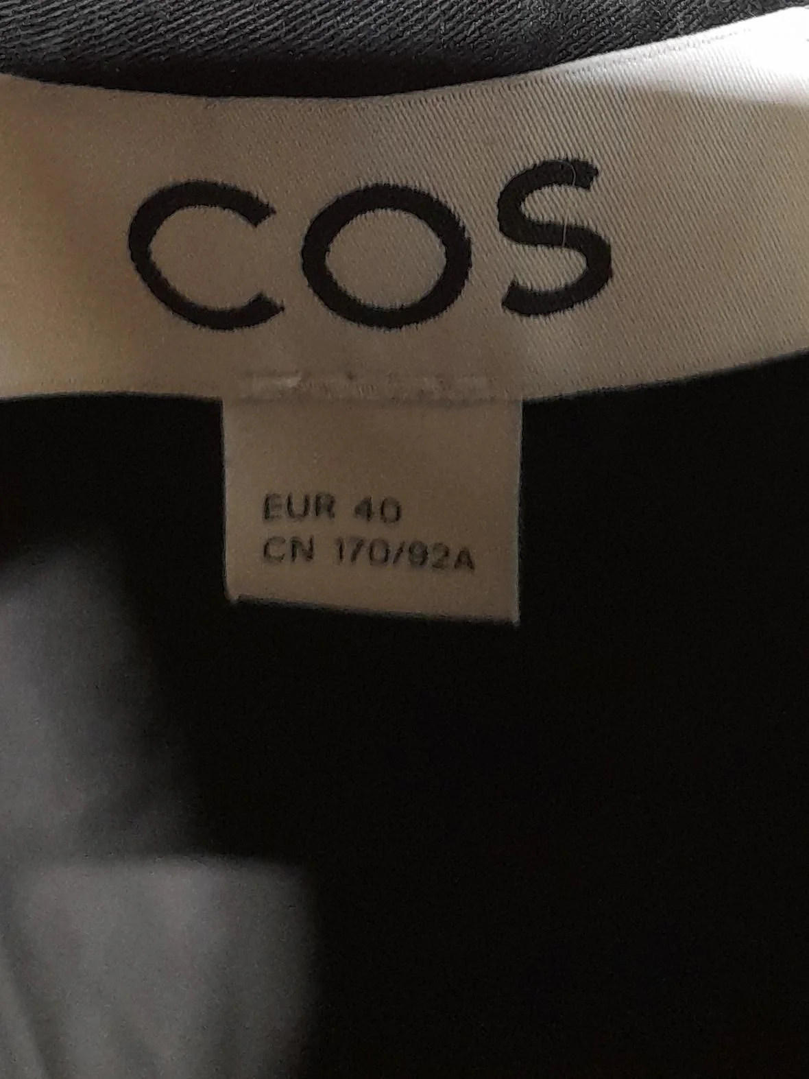 COS Shirt Midi Dress UK12 in Black - Image 5