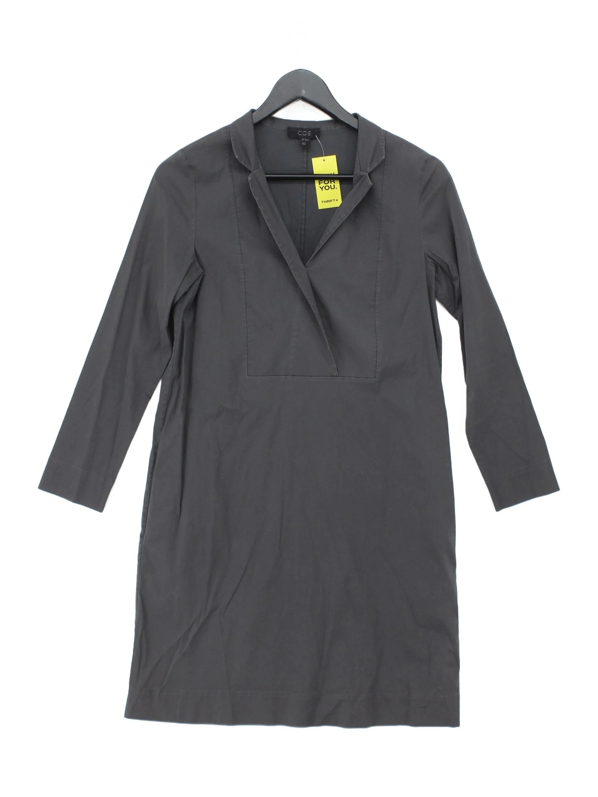 COS Shirt Mini Dress in Grey