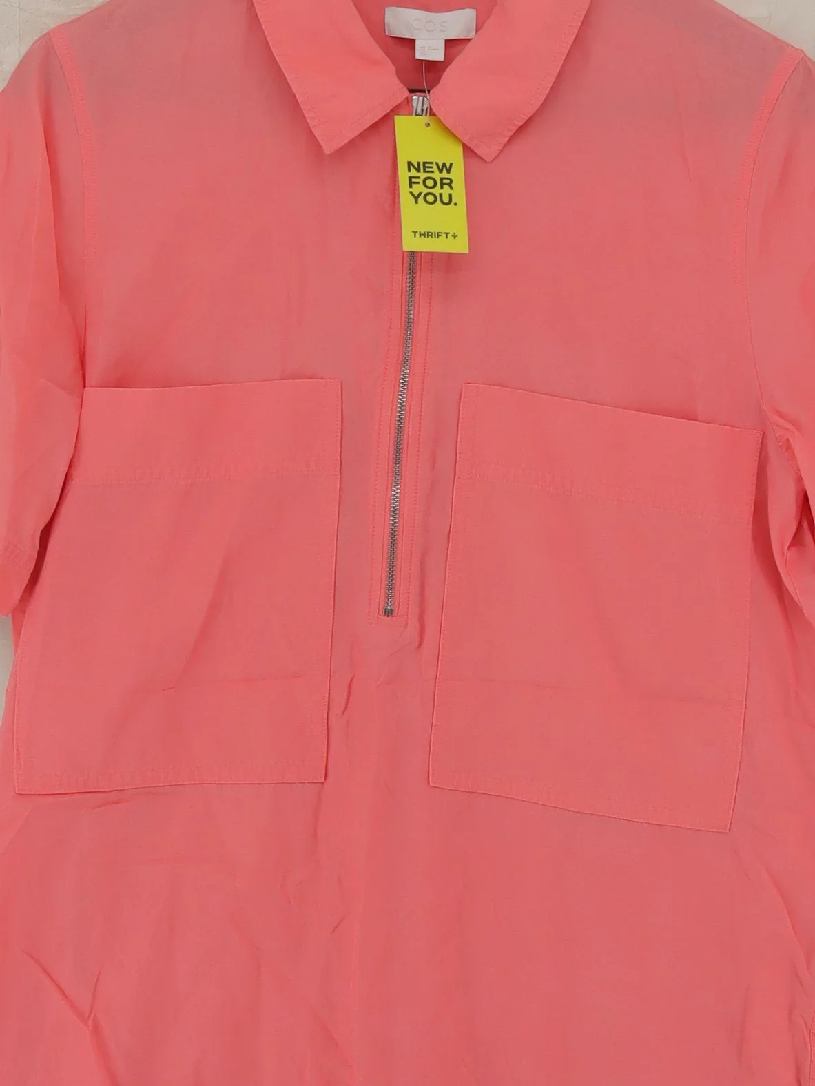 COS Shirt Mini Dress in Pink - Image 3