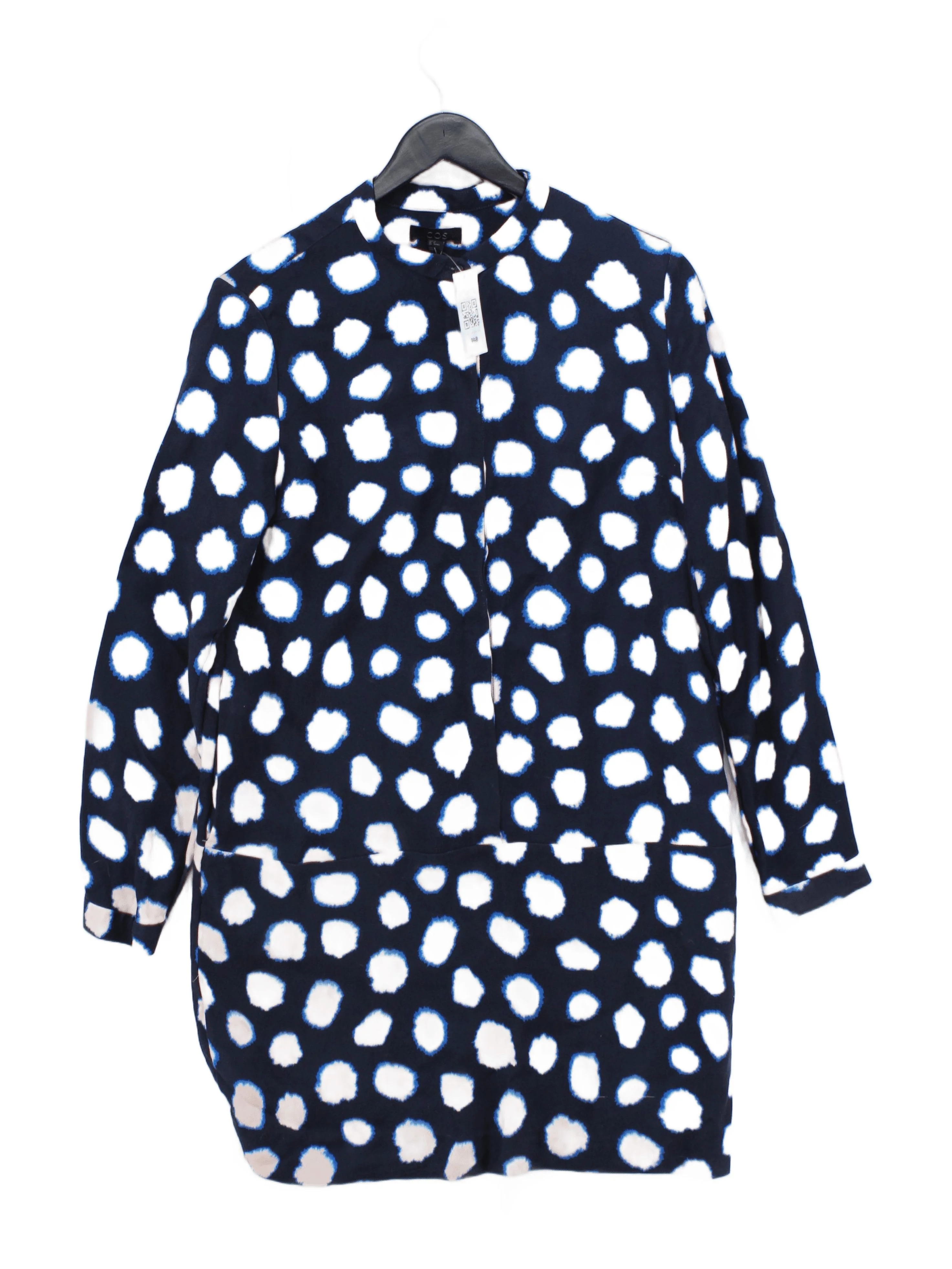 COS Shirt Mini Dress UK10 in Blue
