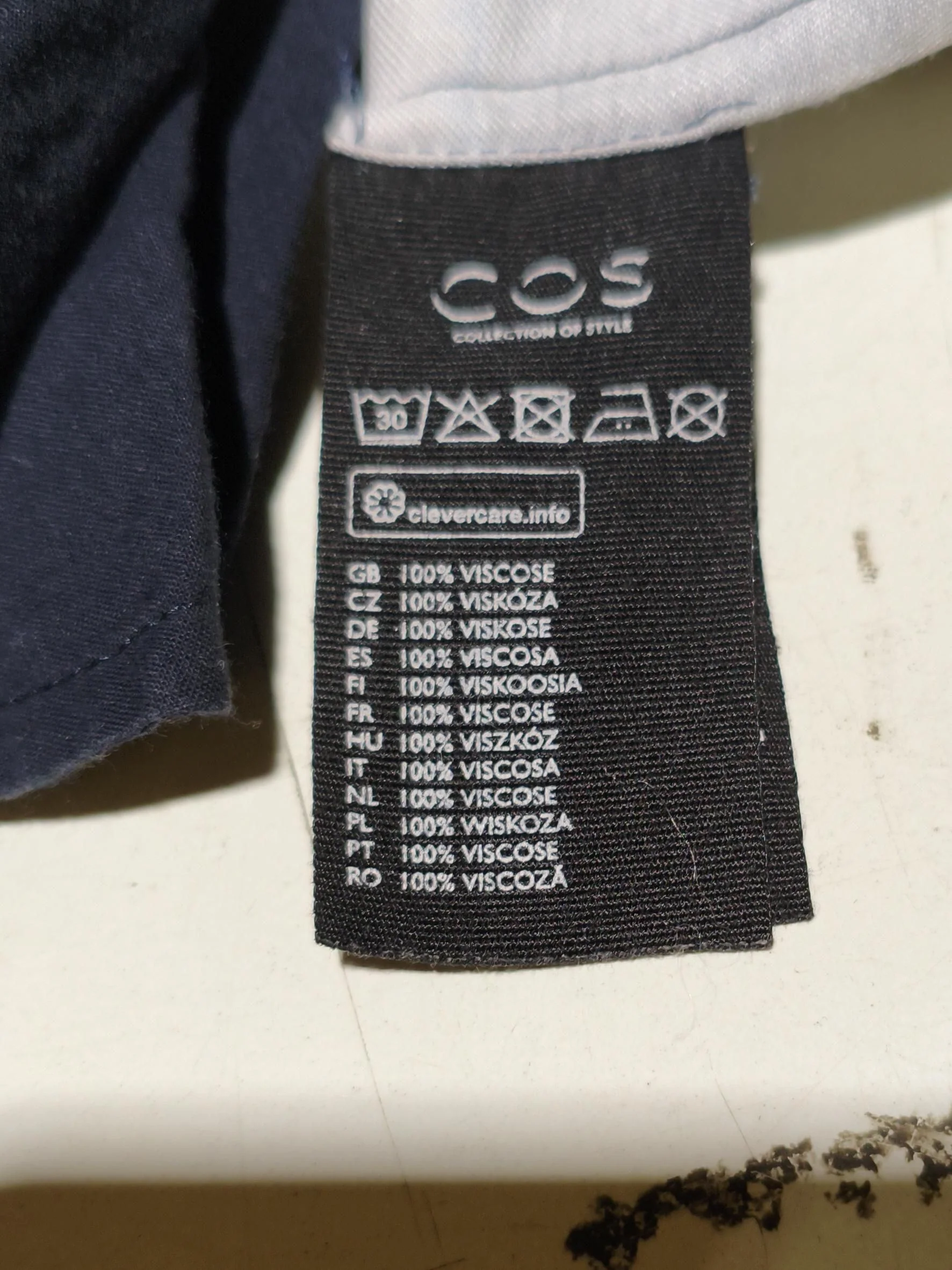 COS Shirt Mini Dress UK10 in Blue - Image 6