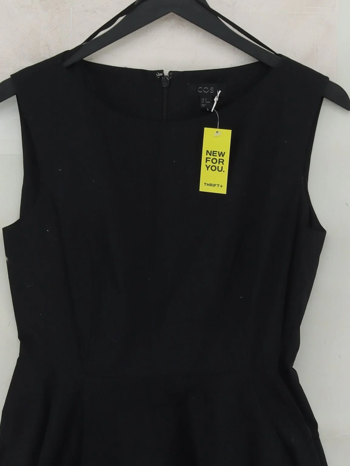 COS Skater Midi Dress in Black - Image 3