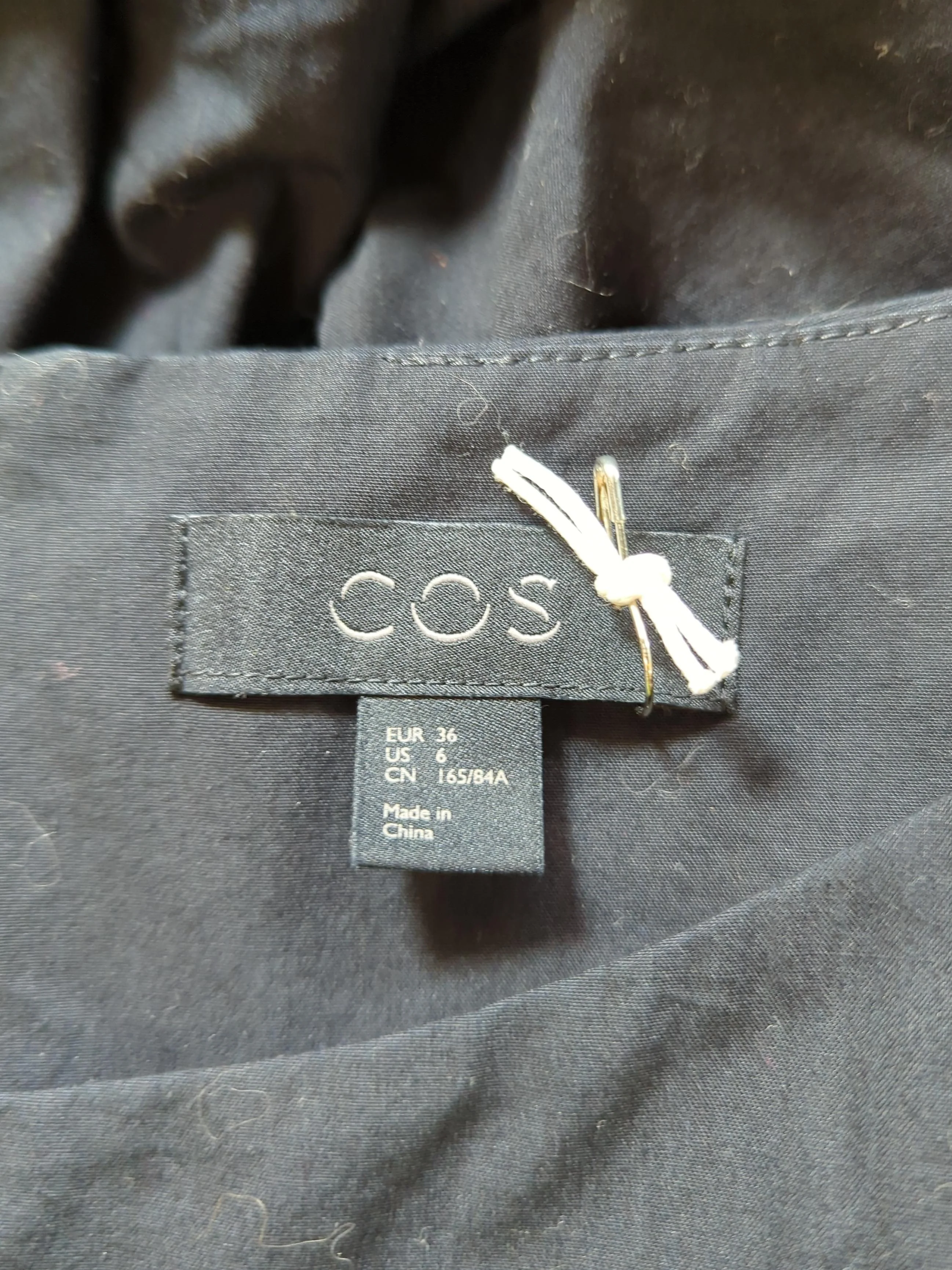 COS Skater Midi Dress in Black - Image 5