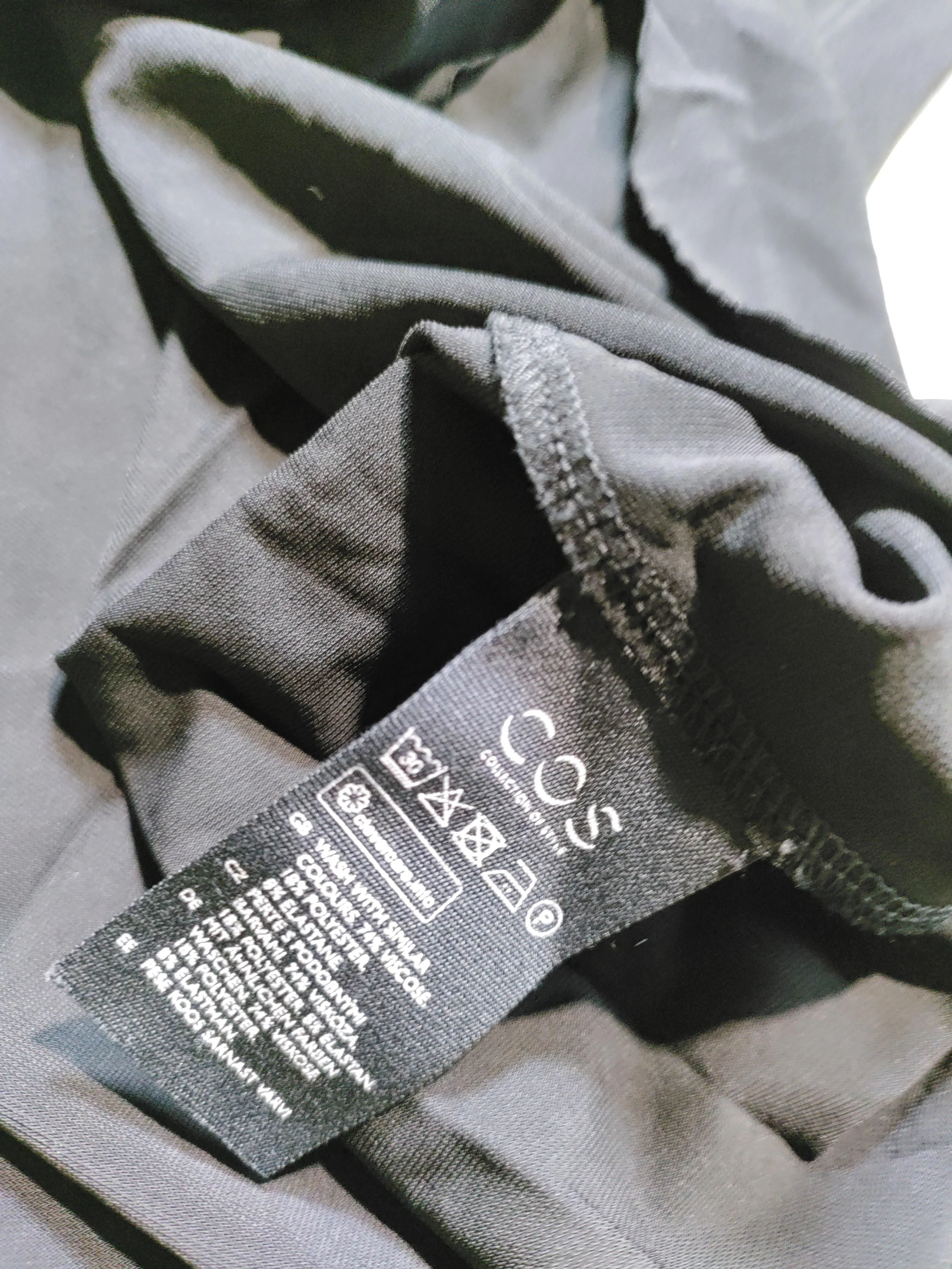 COS Slip Midi Dress S in Black - Image 6