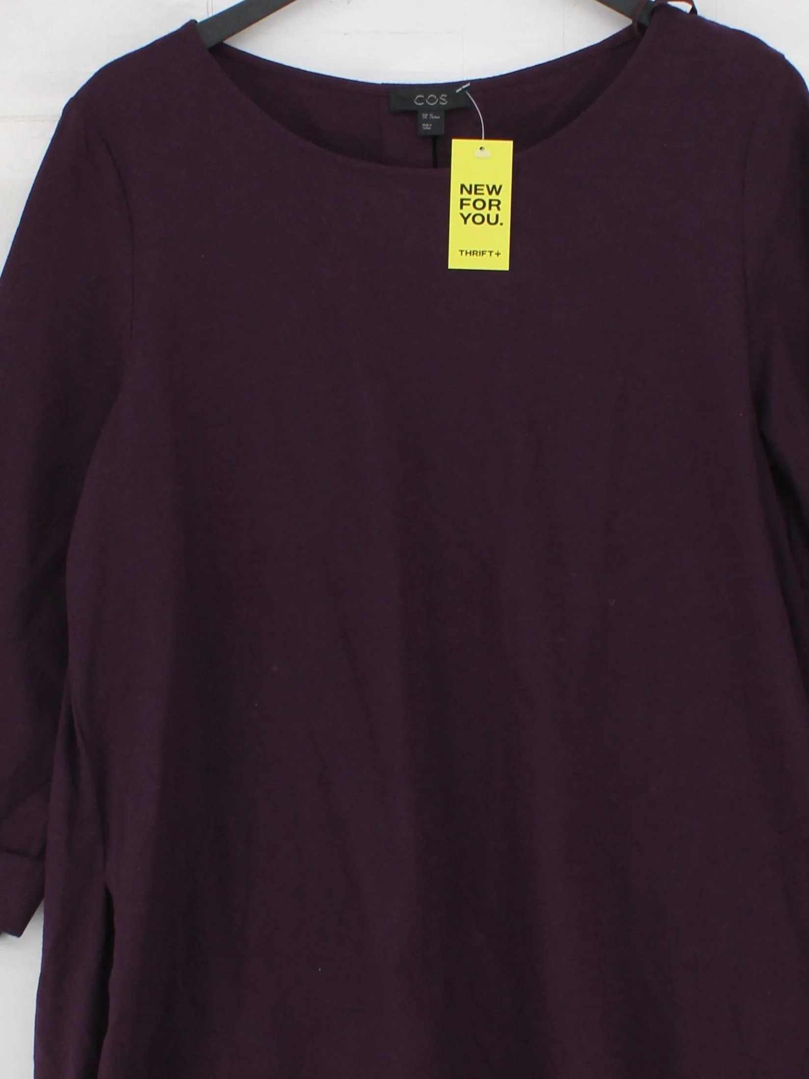 COS T-Shirt Midi Dress in Purple - Image 3
