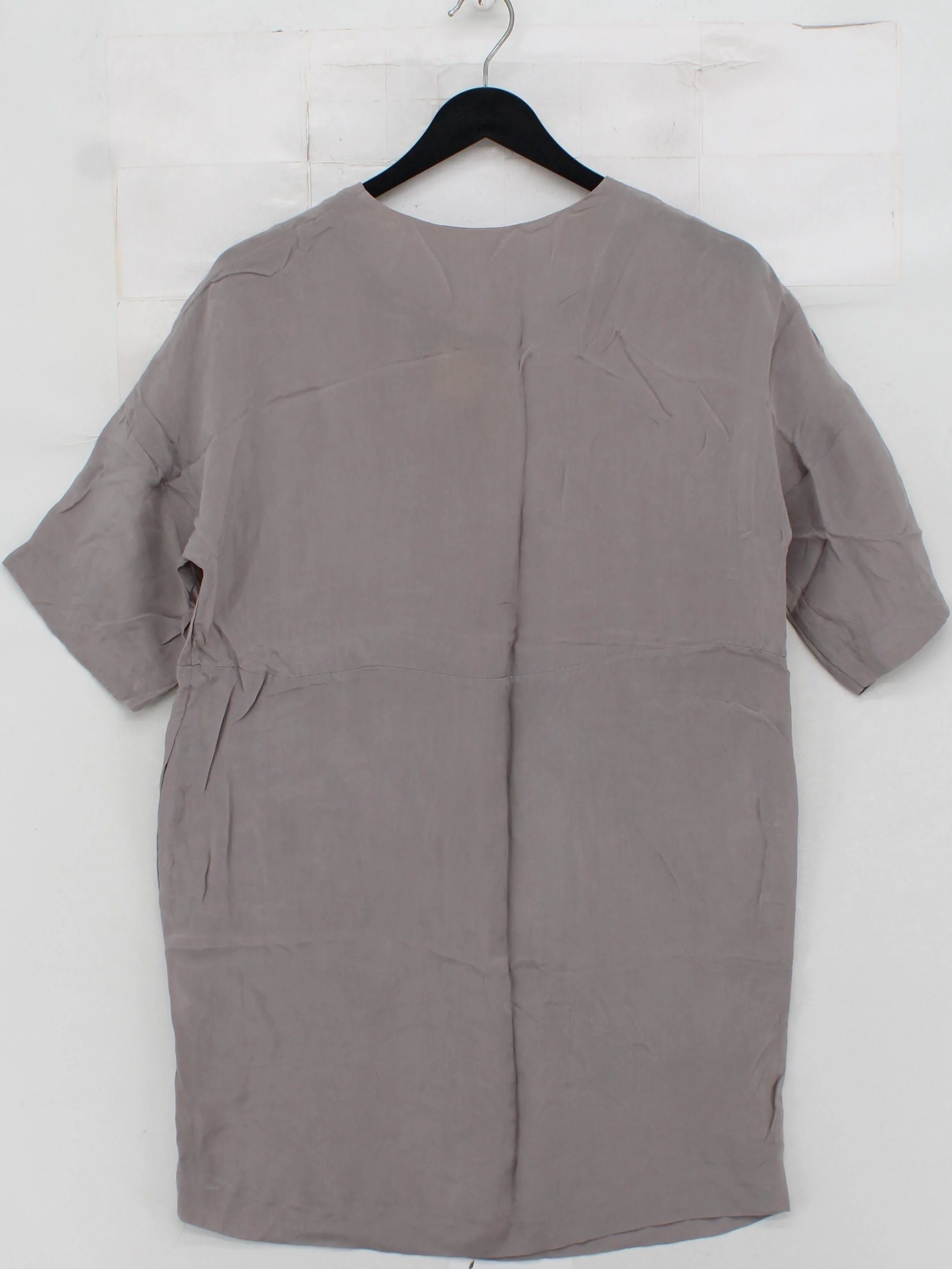 COS T-Shirt Midi Dress UK6 in Grey - Image 2