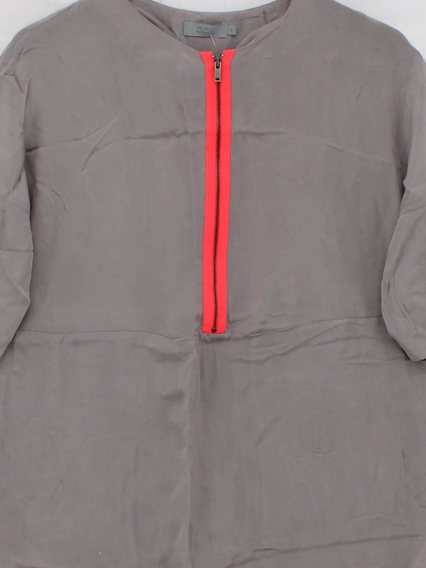 COS T-Shirt Midi Dress UK6 in Grey - Image 3