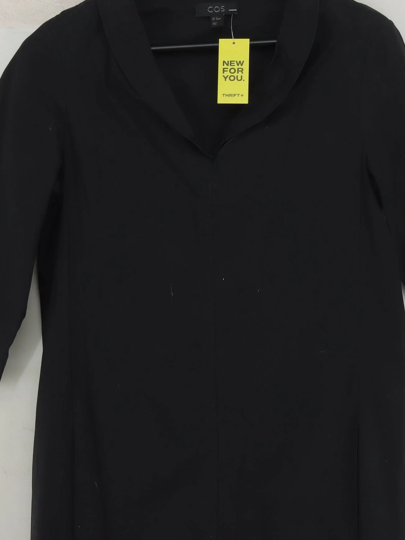COS T-Shirt Mini Dress in Black - Image 3