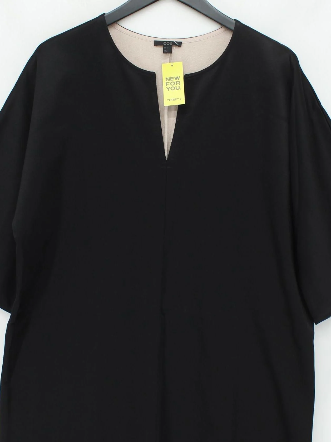 COS T-Shirt Mini Dress M in Black - Image 3