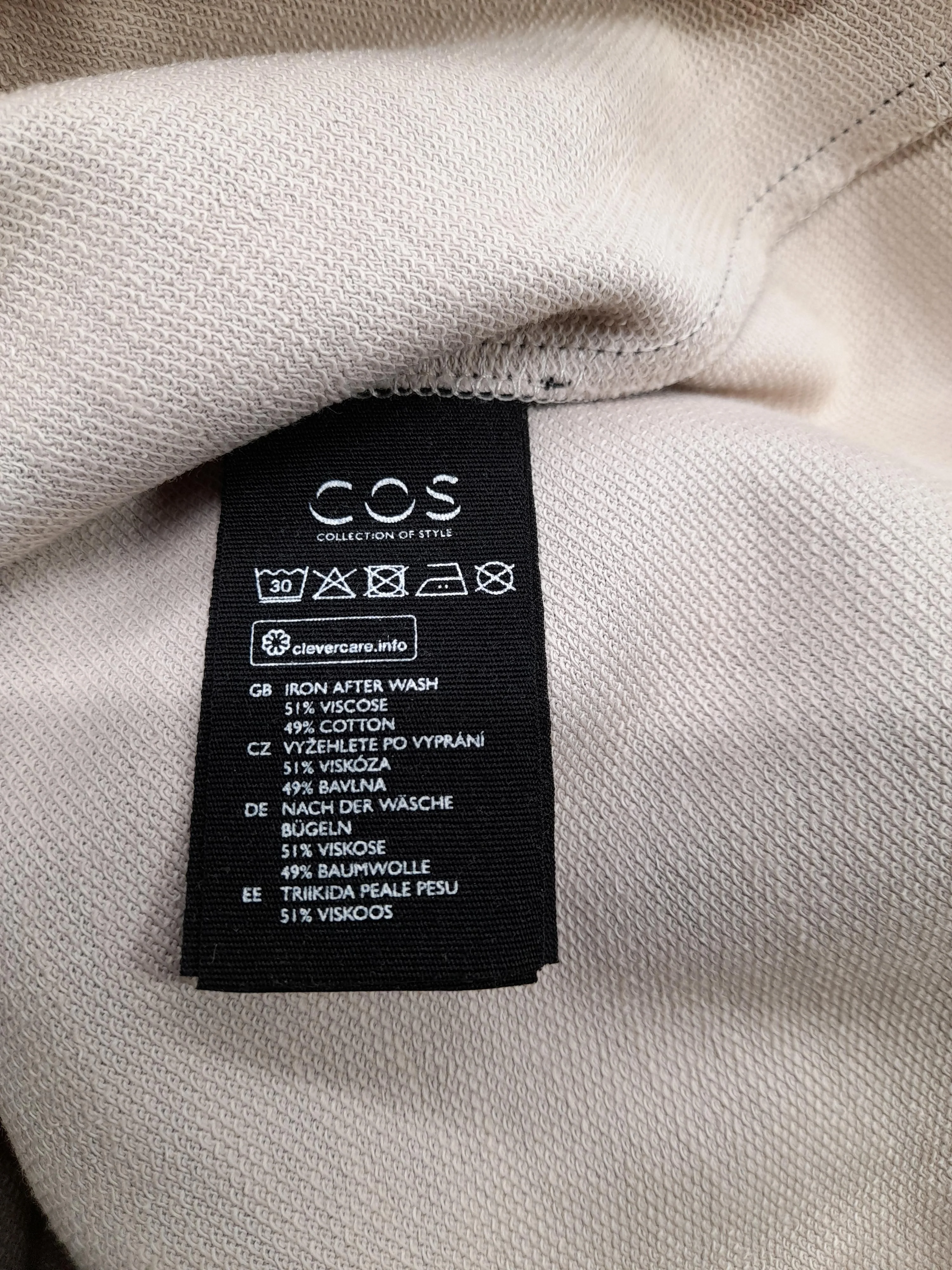 COS T-Shirt Mini Dress M in Black - Image 6