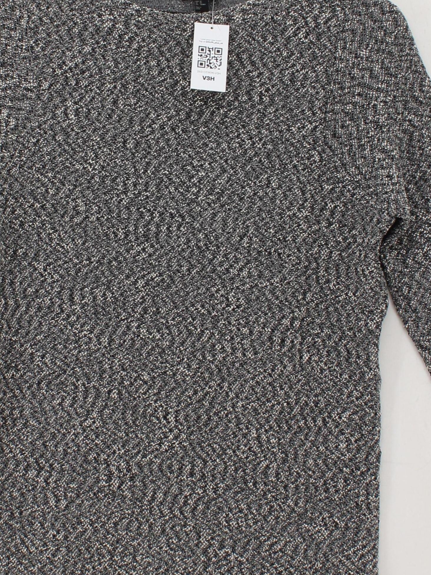 COS T-Shirt Mini Dress XS in Grey - Image 3