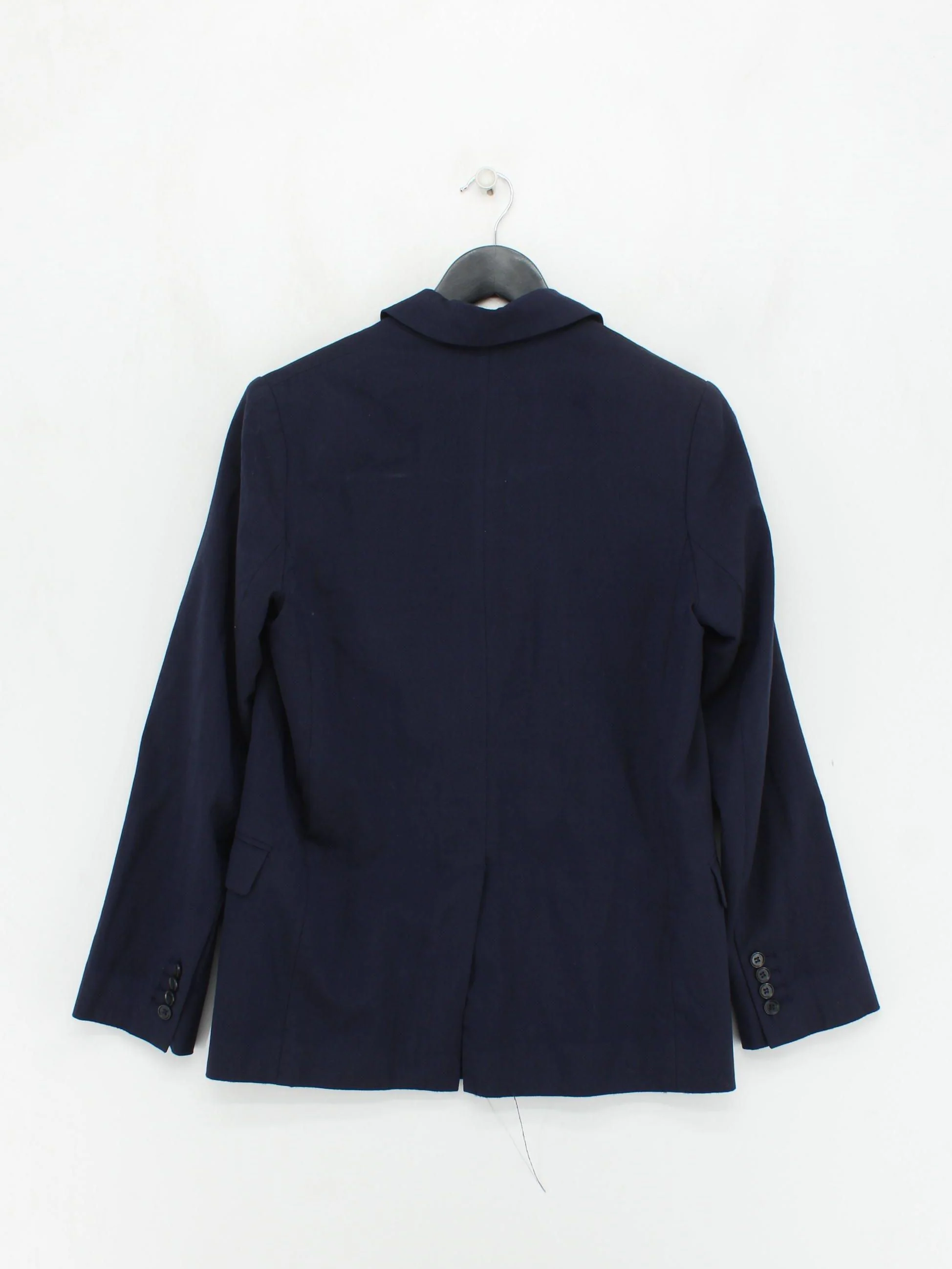 COS Women's Blazer UK 6 Blue Wool with Viscose Overcoat - Image 2