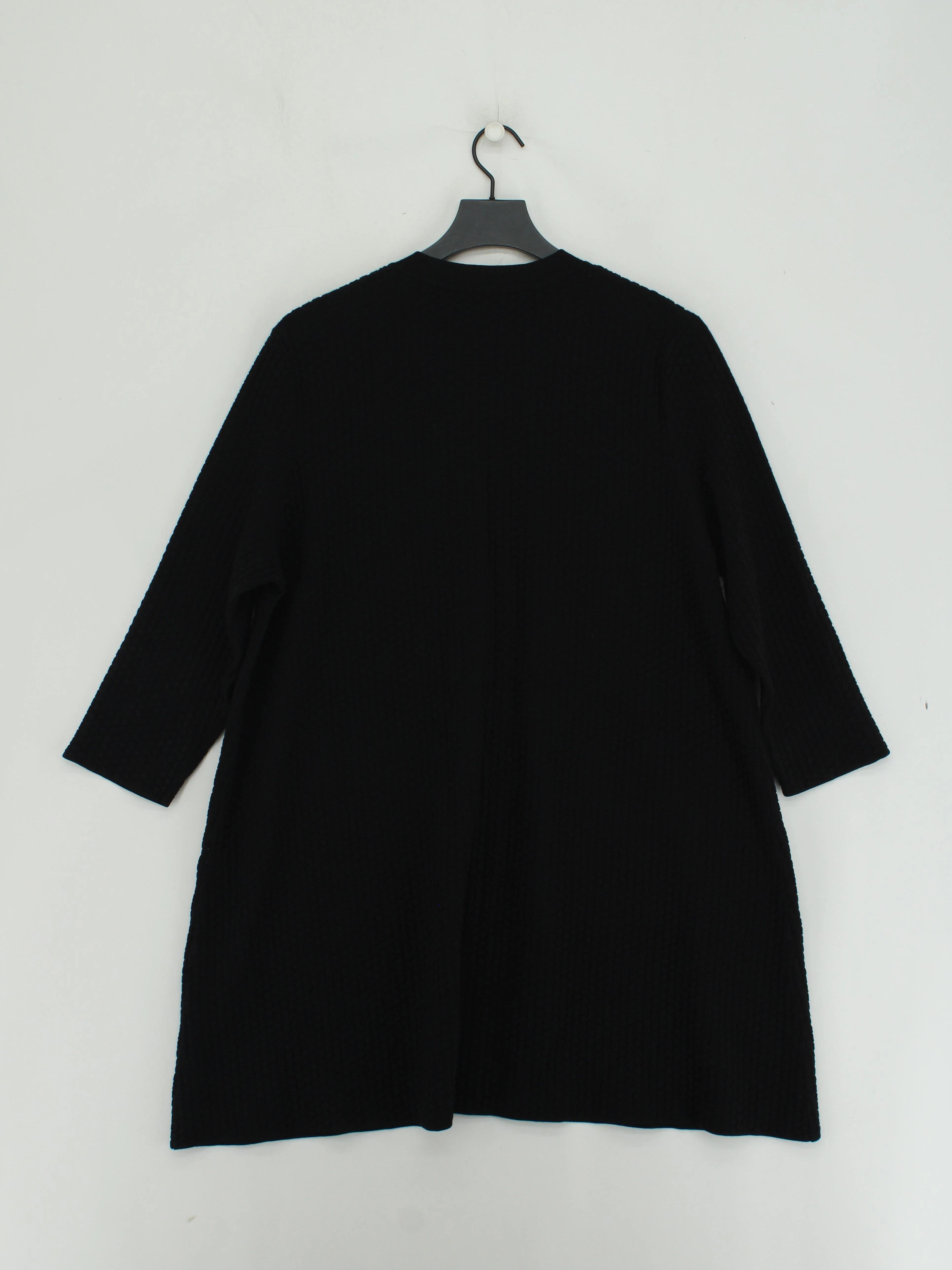 COS Women's Cardigan L Black Polyamide with Viscose Round Neck Cardigan - Image 2