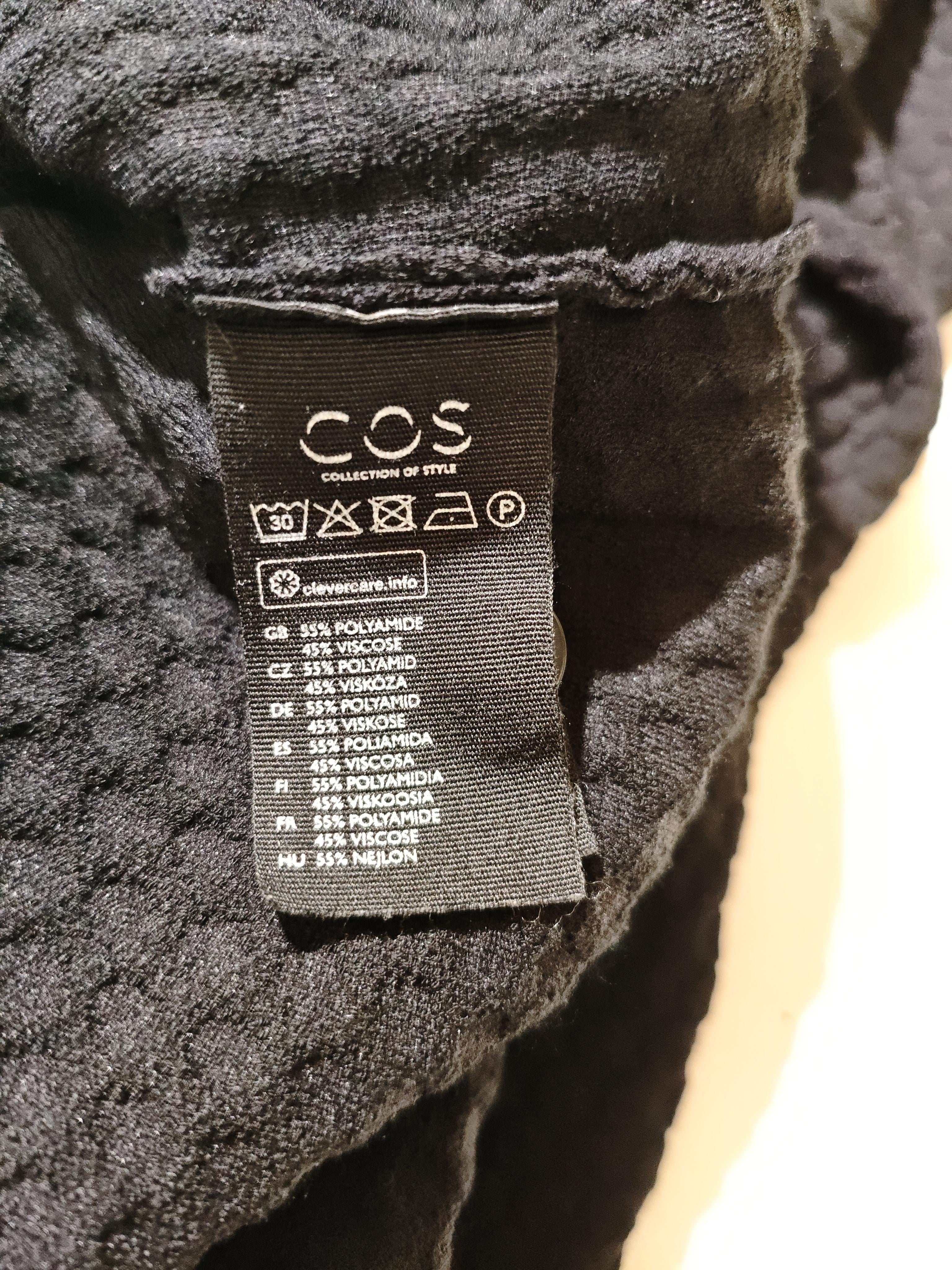 COS Women's Cardigan L Black Polyamide with Viscose Round Neck Cardigan - Image 6