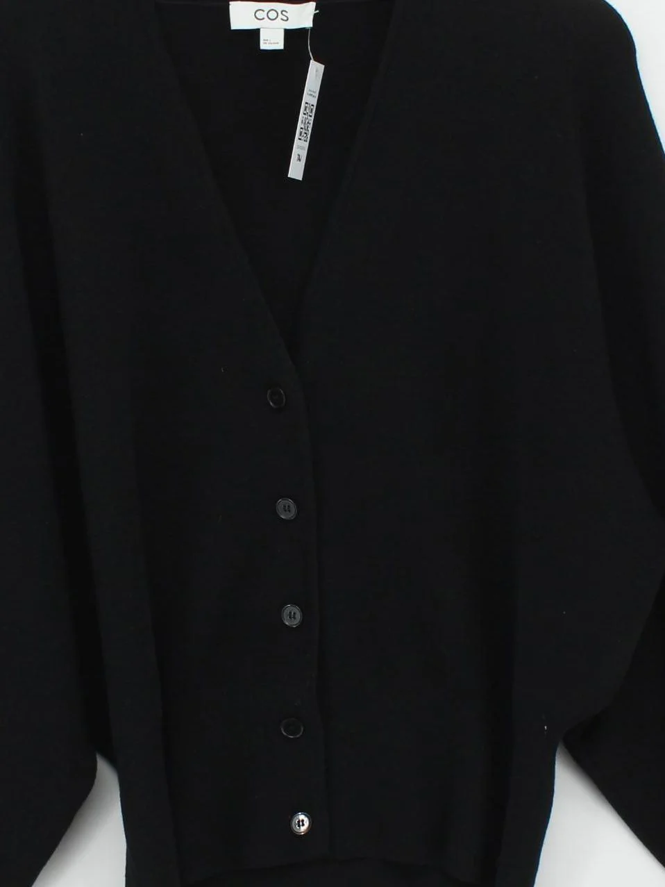 COS Women's Cardigan L Black Wool - Image 3
