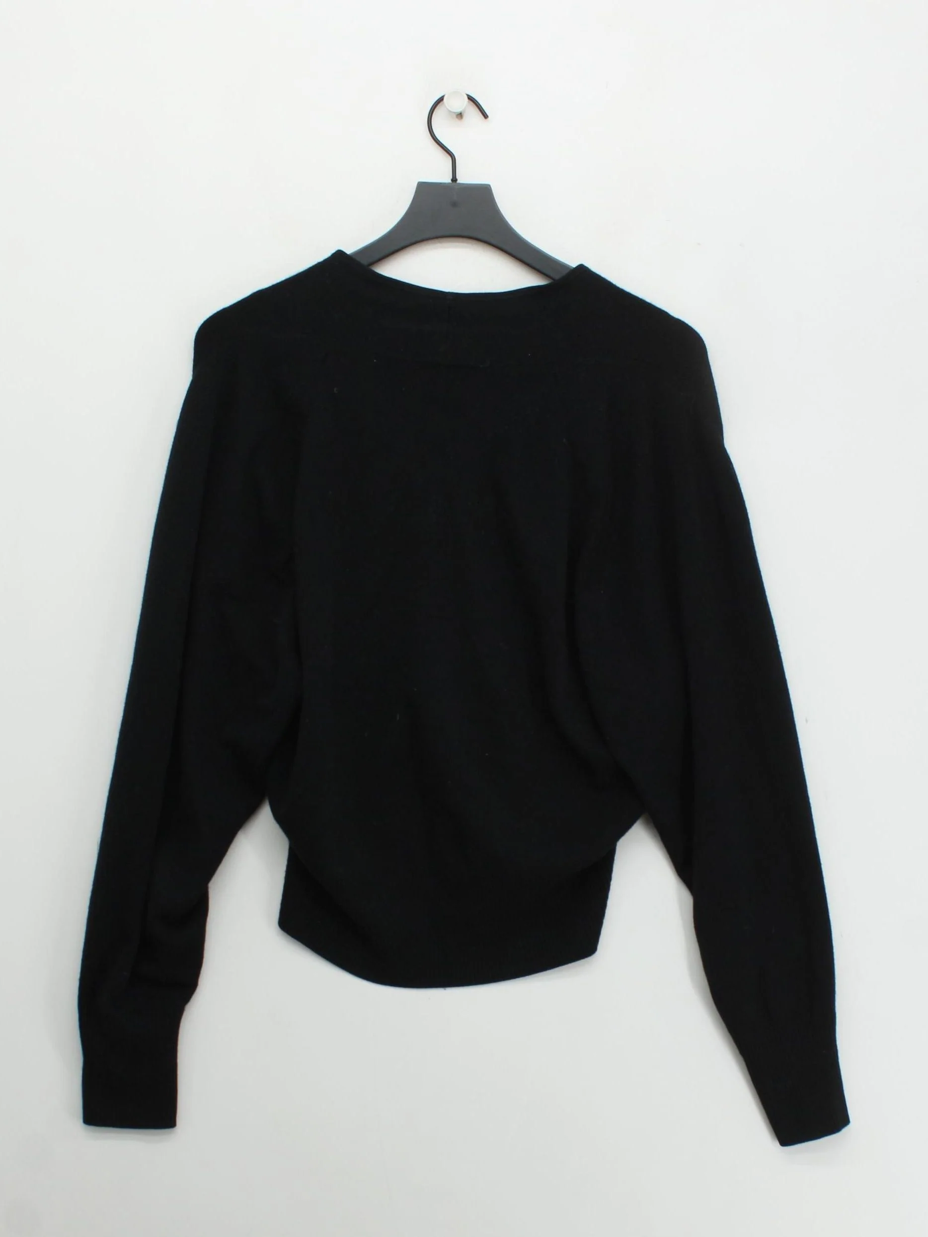COS Women's Cardigan M Black Polyamide with Elastane V-Neck Cardigan - Image 2
