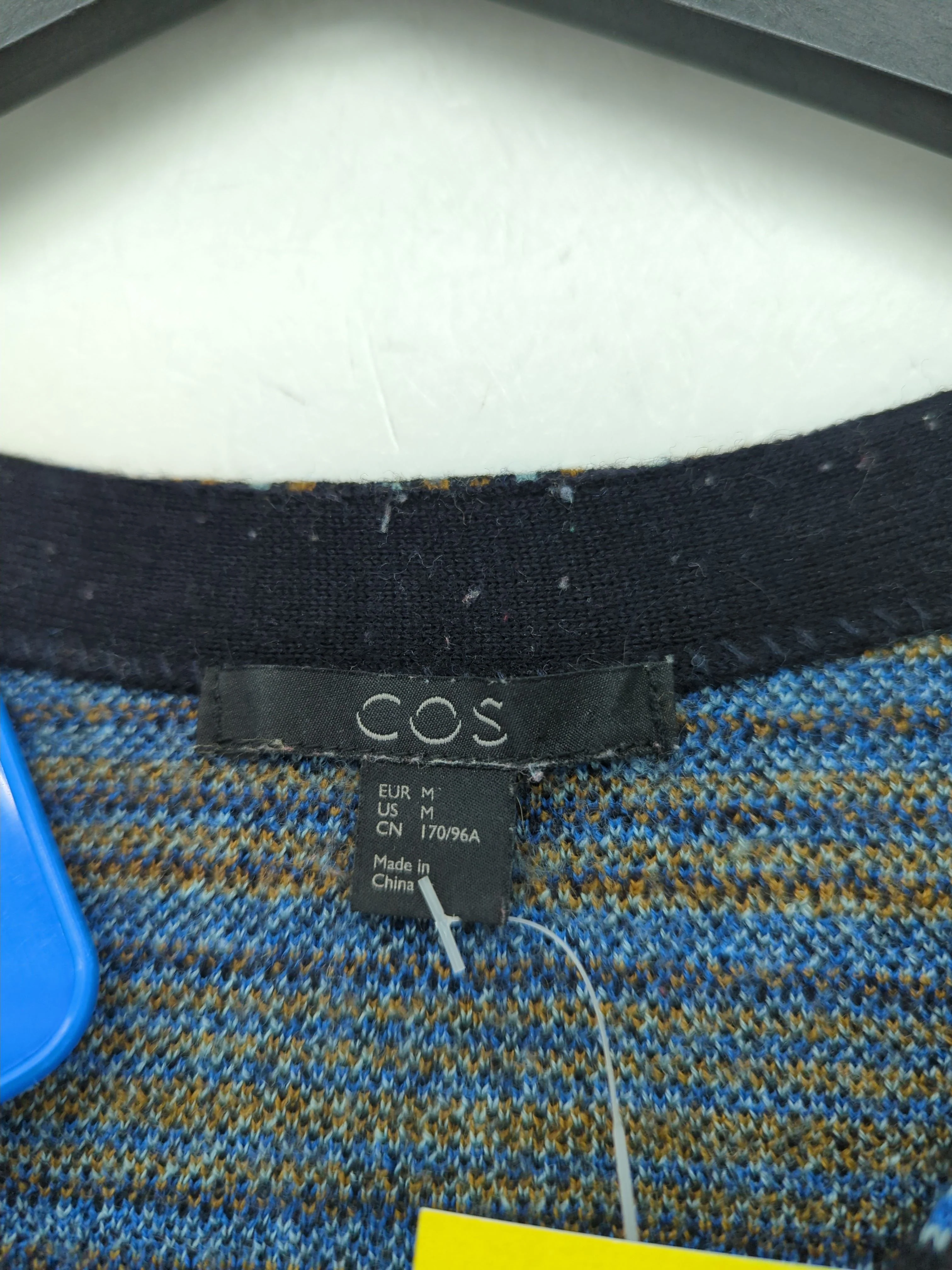 COS Women's Cardigan M Multi 100% Wool V-Neck Cardigan - Image 6