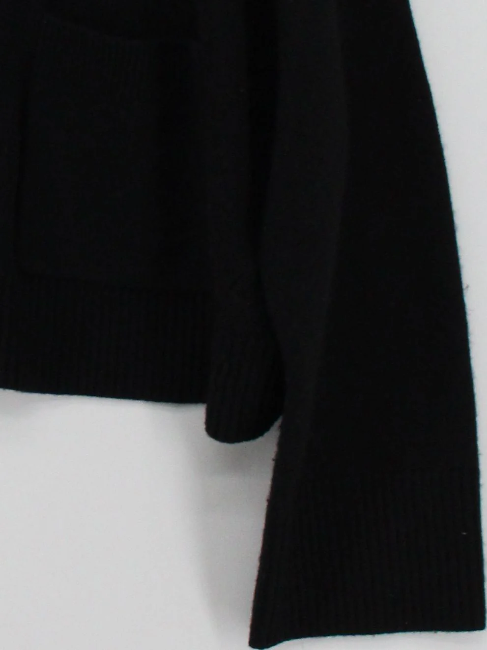 COS Women's Cardigan S Black 100% Wool Round Neck Cardigan - Image 4