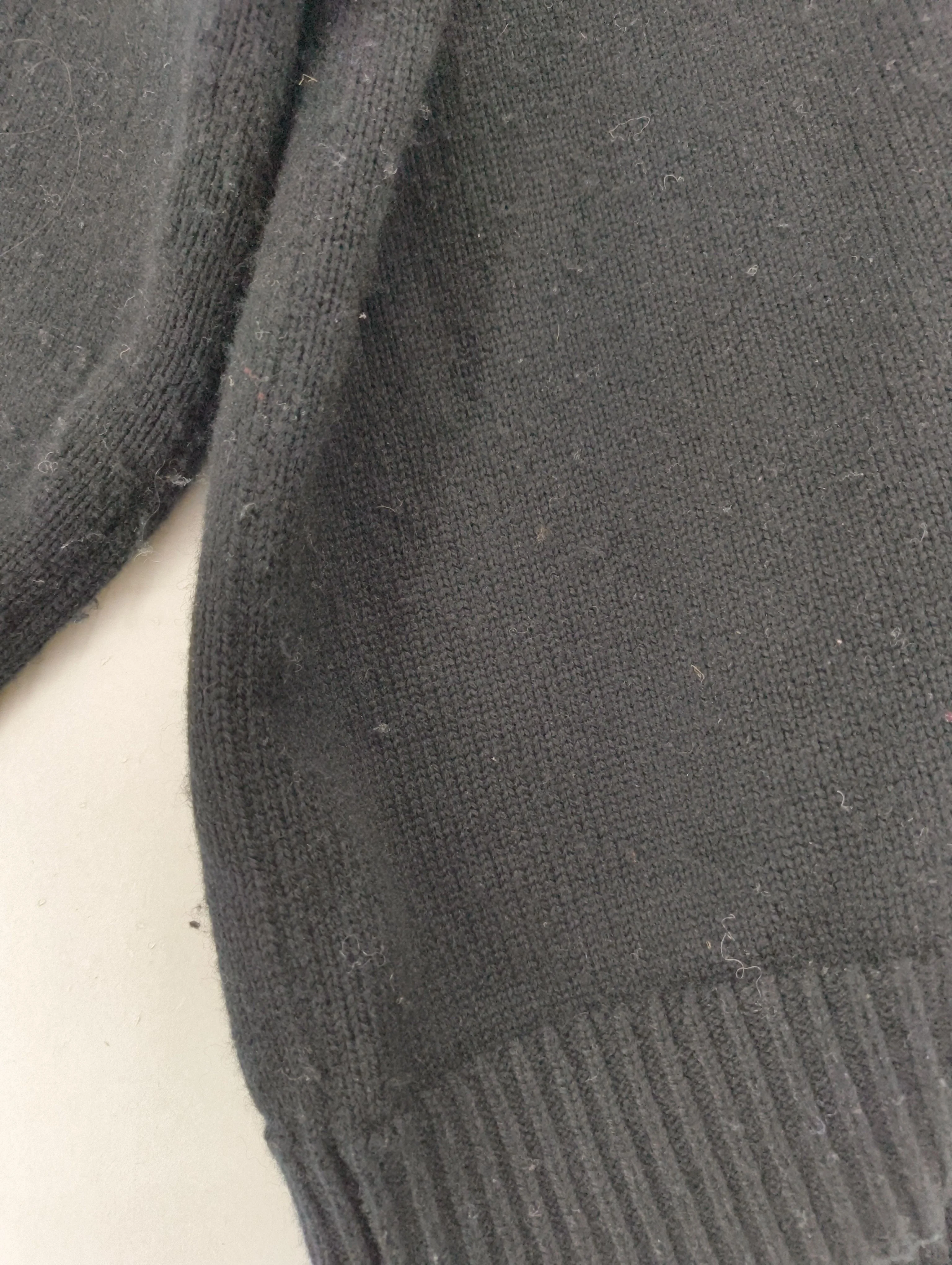 COS Women's Cardigan XS Black 100% Wool Round Neck Cardigan - Image 5