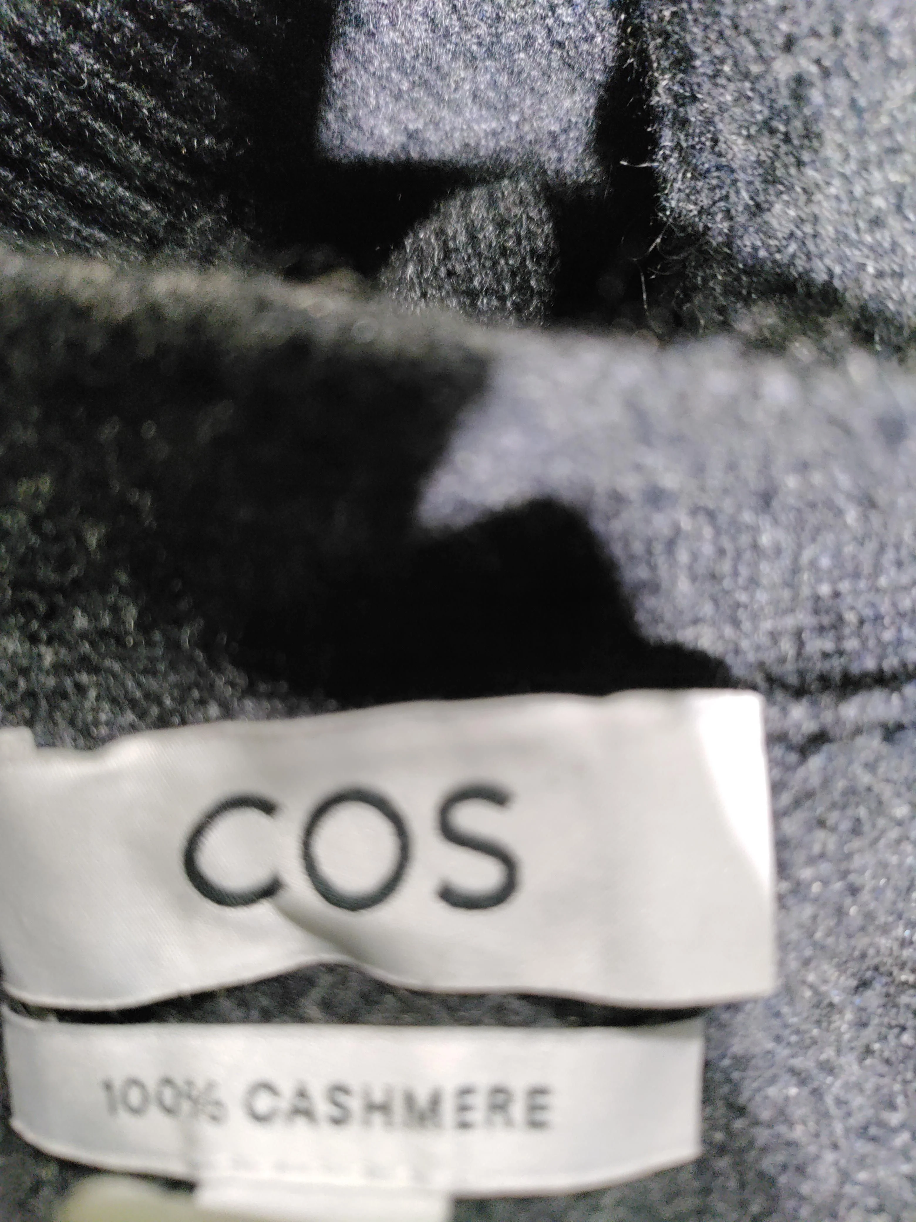 COS Women's Cardigan XS Grey 100% Cashmere V-Neck Cardigan - Image 5