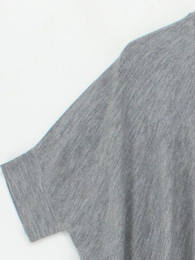 COS Women's Coat L Grey 100% Wool Overcoat - Image 4