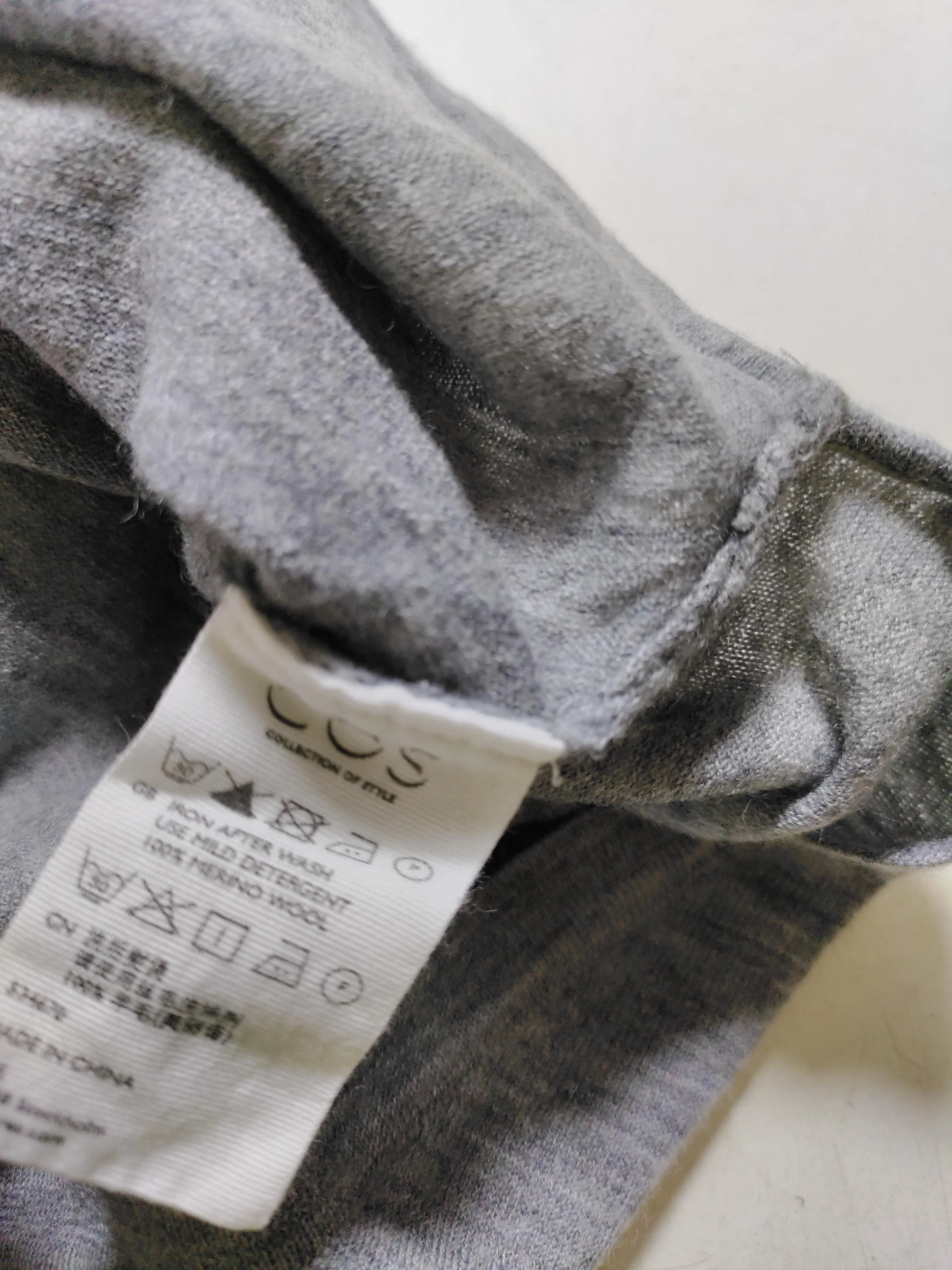 COS Women's Coat L Grey 100% Wool Overcoat - Image 6