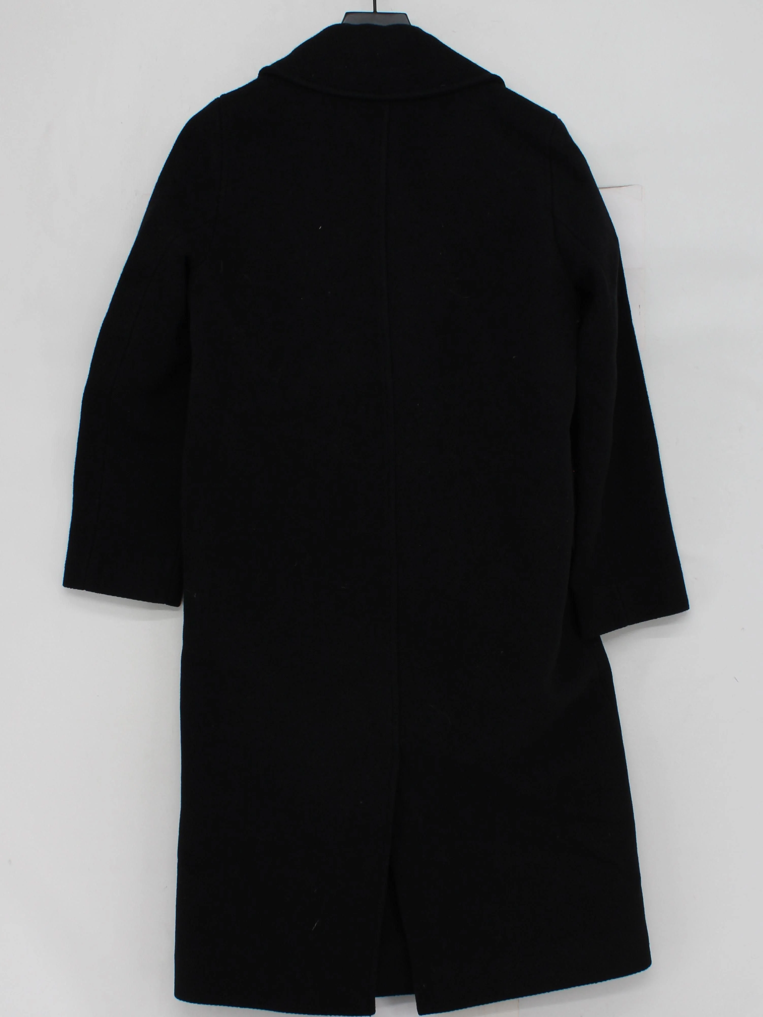 COS Women's Coat M Black 100% Wool Overcoat - Image 2