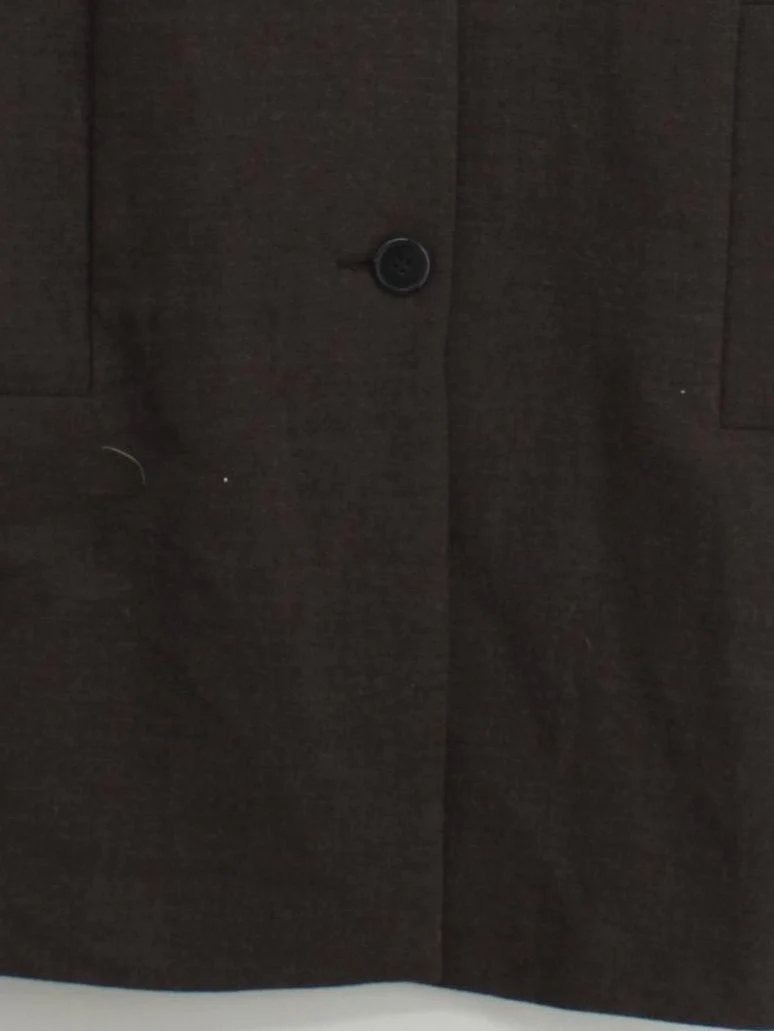COS Women's Coat UK 6 Brown Wool with Viscose Overcoat - Image 4