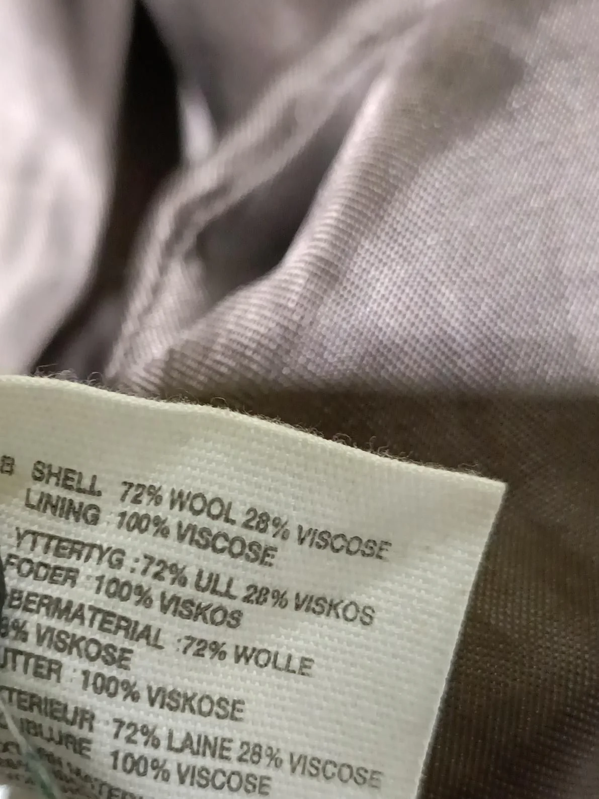 COS Women's Coat UK 6 Brown Wool with Viscose Overcoat - Image 6
