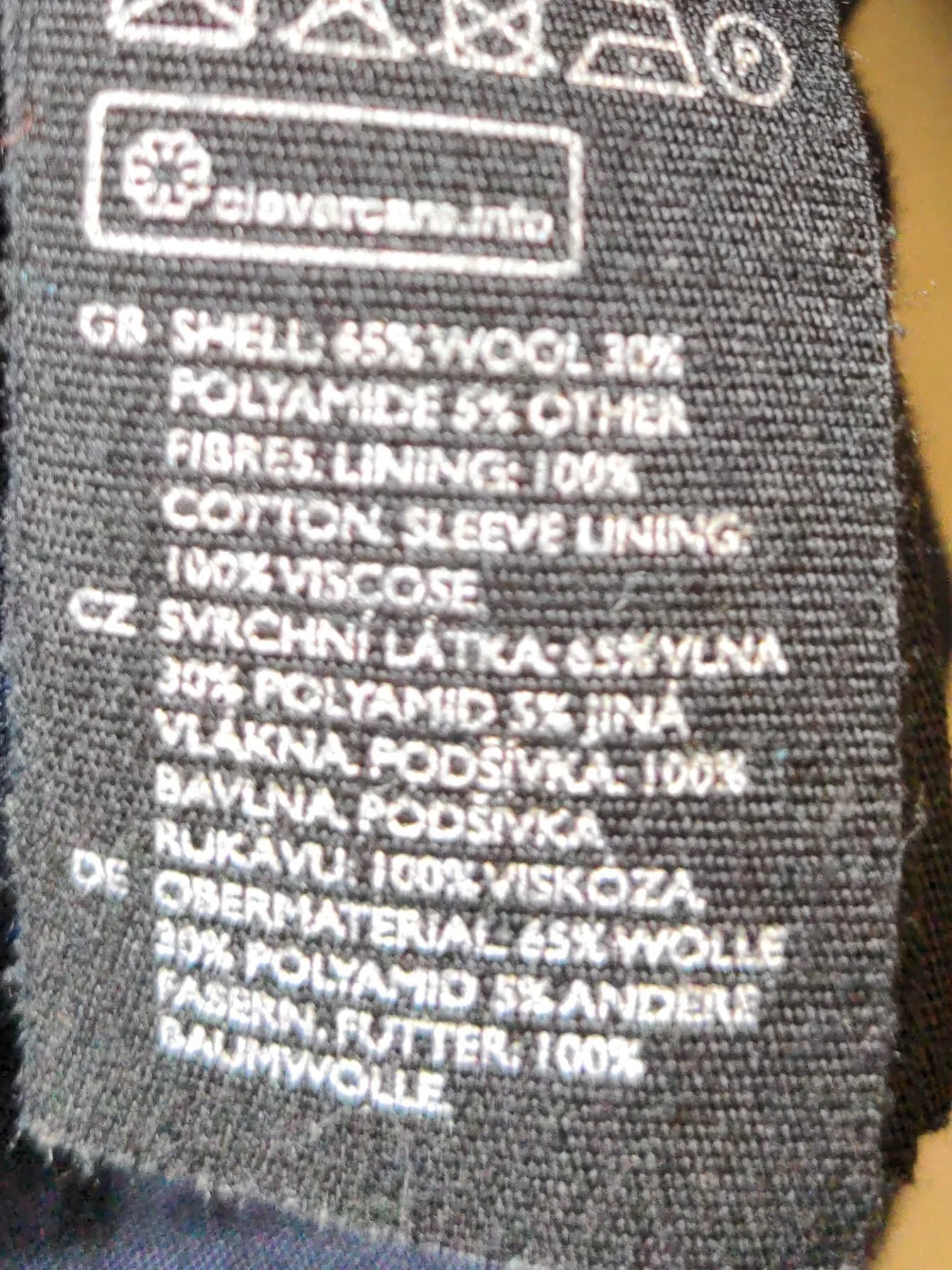 COS Women's Coat UK 8 Grey Wool with Polyamide, Other, Cotton, Viscose Overcoat - Image 7