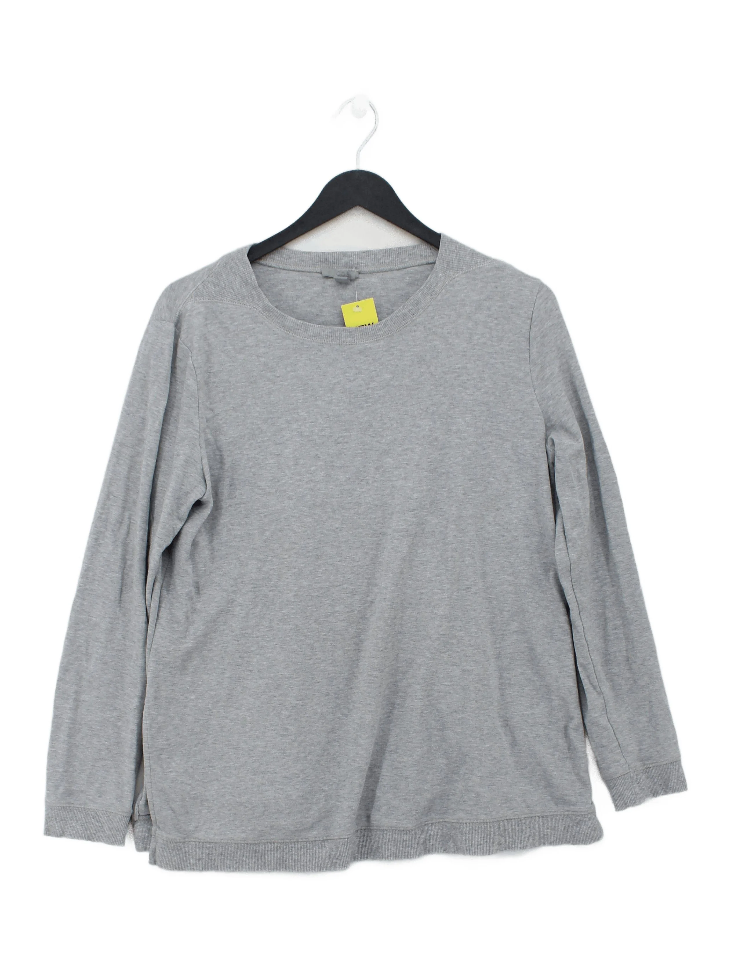 COS Women's Hoodie M Grey 100% Cotton Pullover